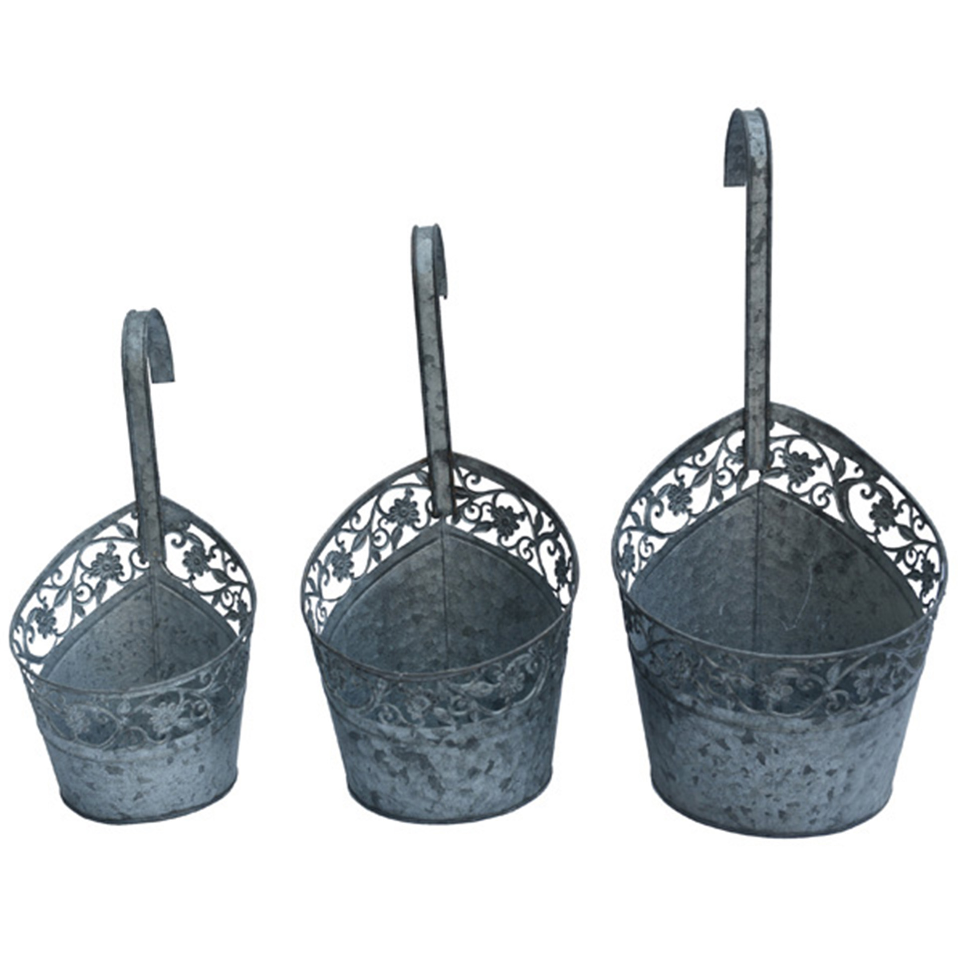 Zaunhänger Übertopf Flower