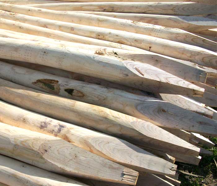 Holzpfosten für den Staketenzaun befestigen: so geht‘s Pfosten