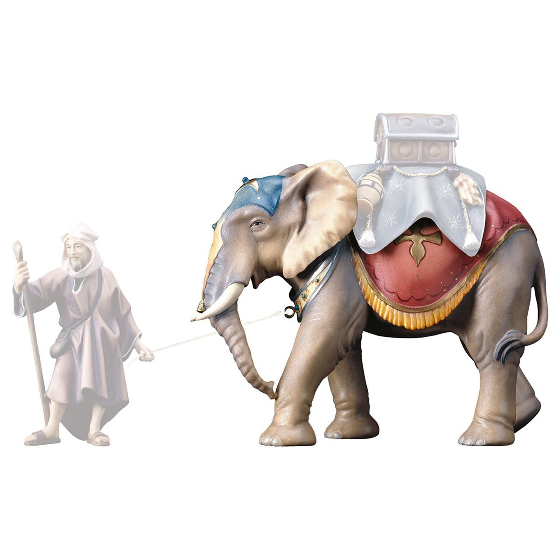 Elefant stehend Ulrich Krippe col.