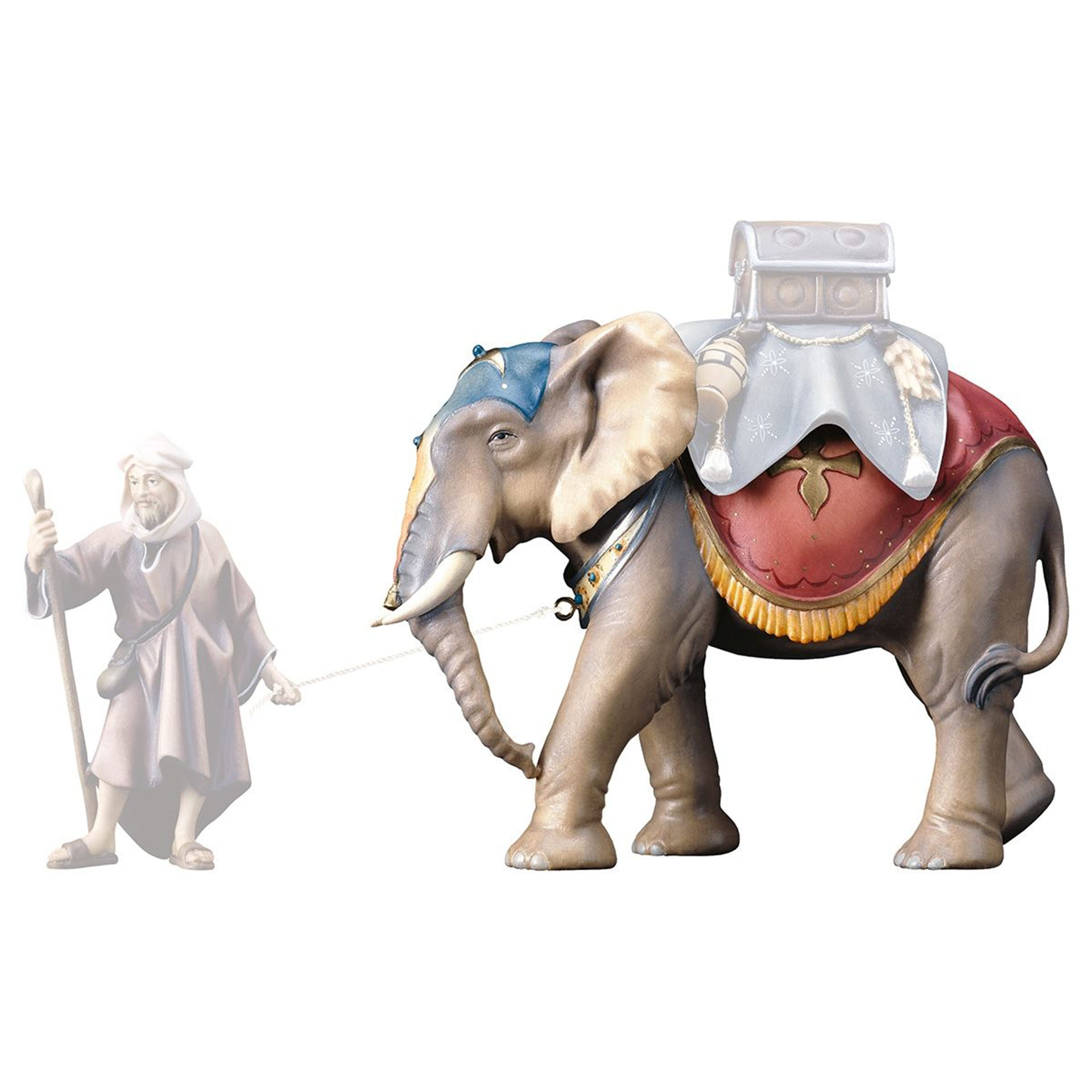 Elefant stehend Ulrich Krippe col. Elefant stehend Ulrich Krippe col.