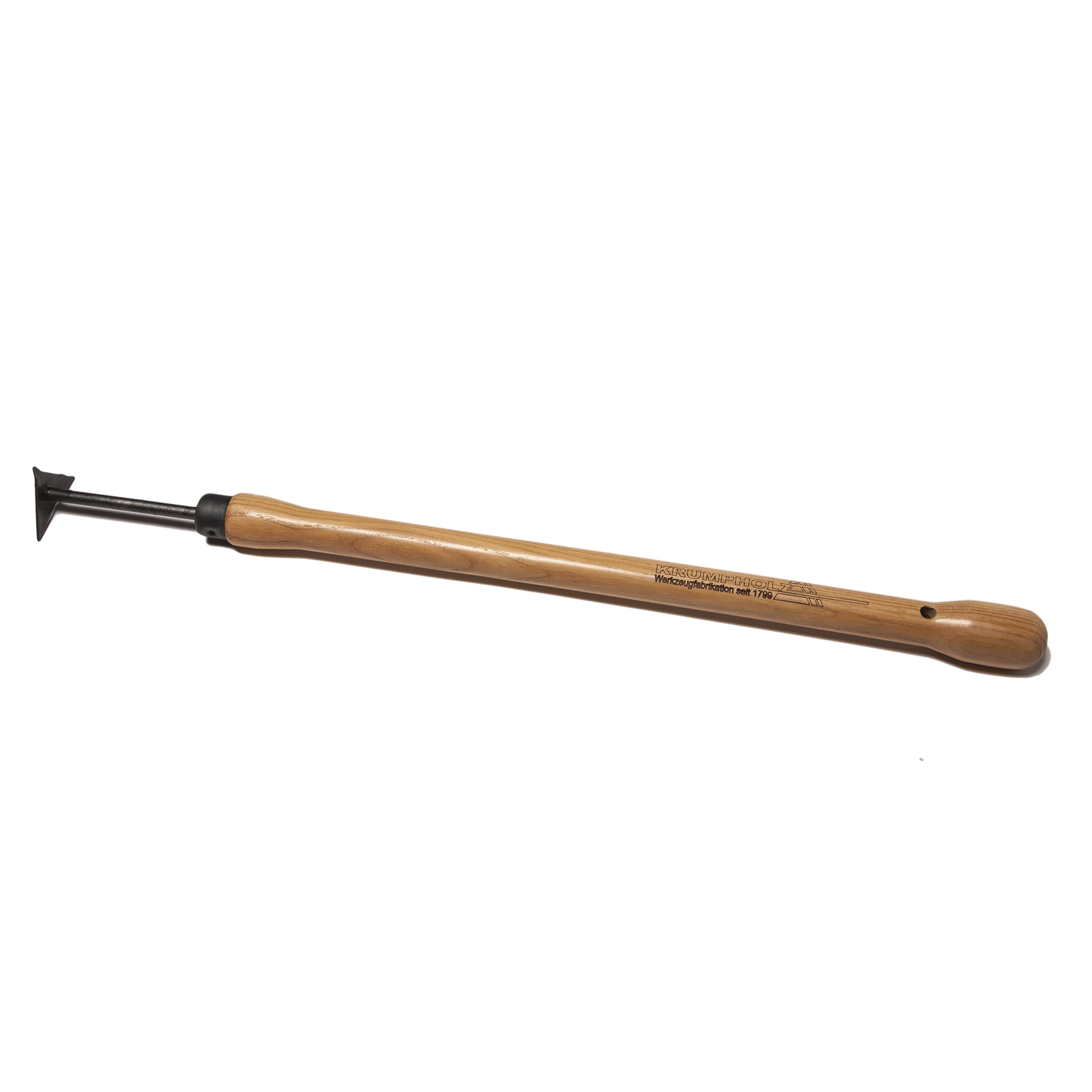 Triangel-Fugenkratzer mit Eschen-Knopf-Stiel Triangel Fugenkratzer mit Eschen-Knopf-Stiel Gartenwerkzeug Krumpholz, Feuerwaffe, Pistole, Gewehr, Waffe