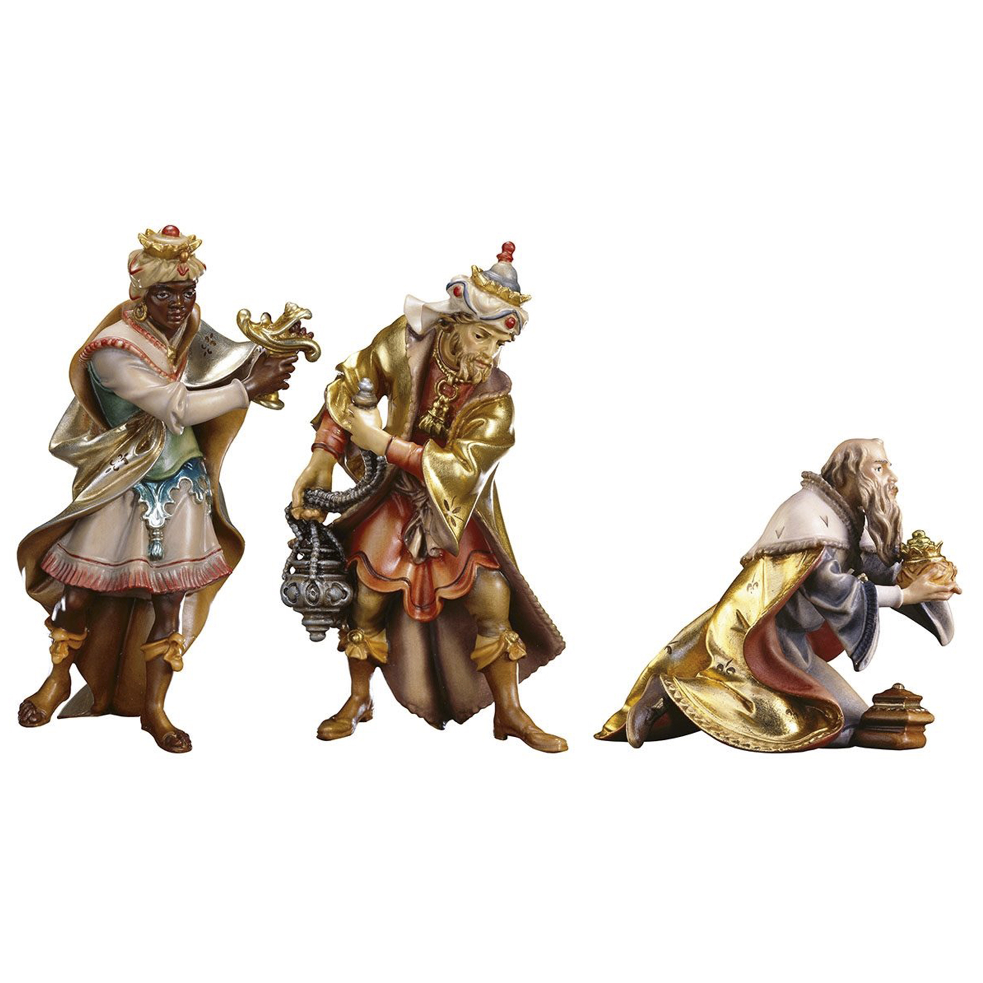 Krippenfigur Hl. Drei Könige Ulrich Krippe color Krippenfigur Hl. Drei Könige Ulrich Krippe color
