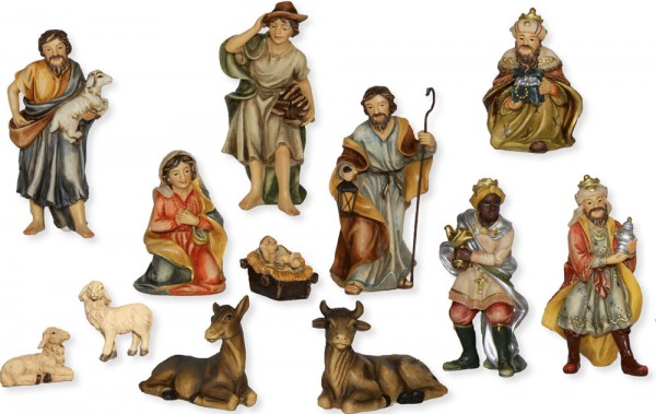 Johanneskrippe 12tlg. für 12cm Figuren Johanneskrippe 12tlg. für 12cm Figuren