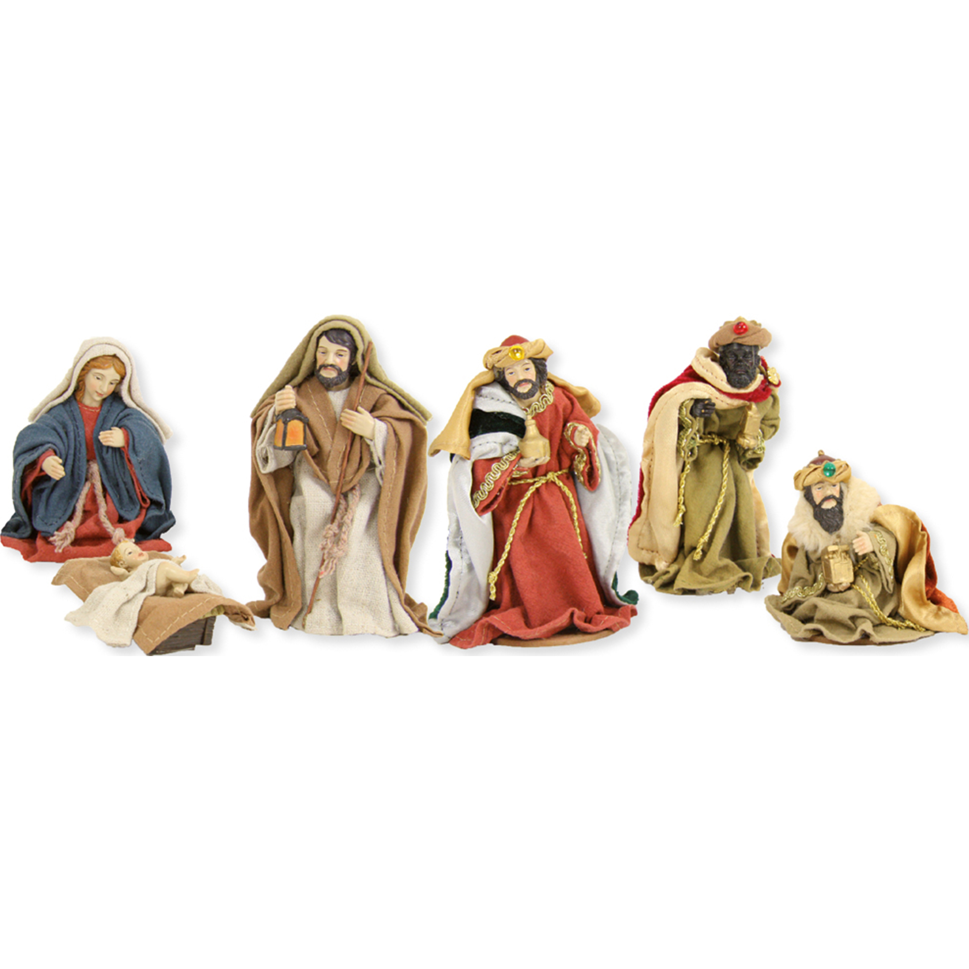 ZICOM Krippenfiguren-Set „Nebo“ – 15 Teile, Orientalisch, Ca. 11 Cm Hoch – Aus Polyresin Mit Kleidung