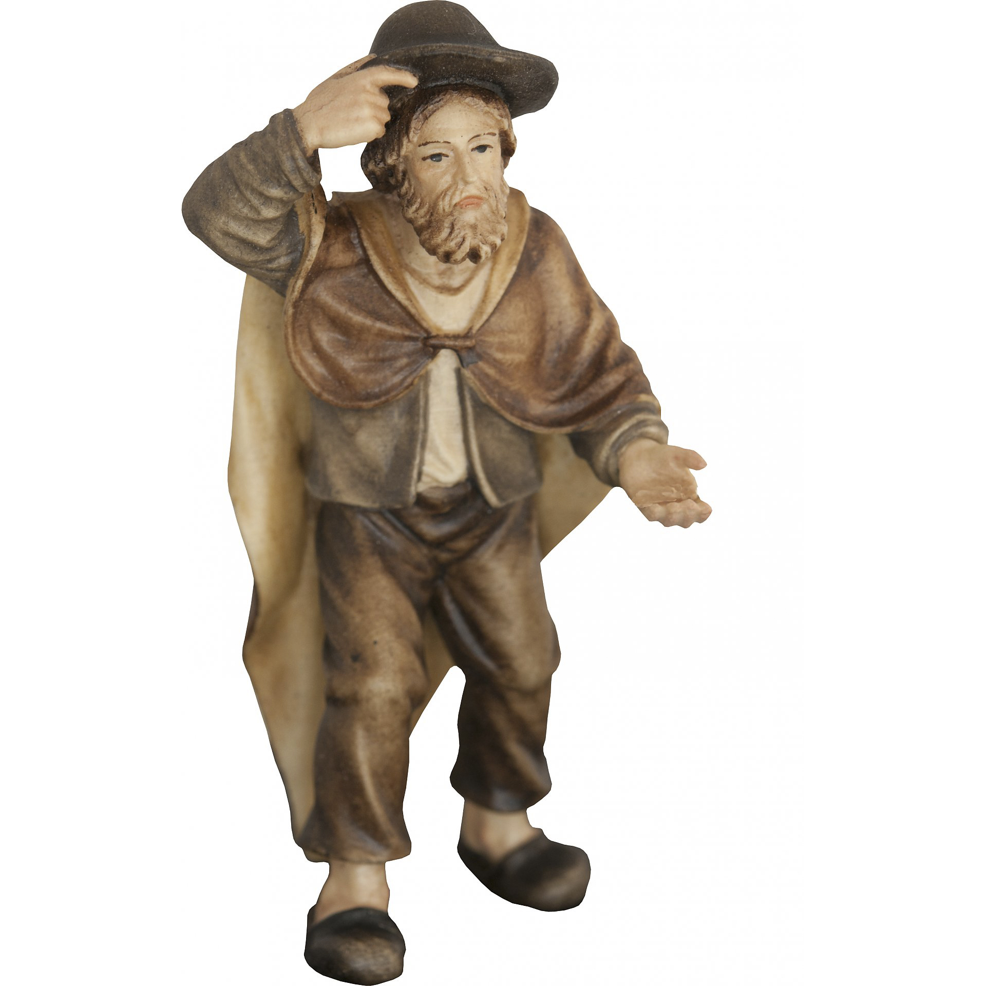 Krippenfigur Hirte Bethlehem Krippe color