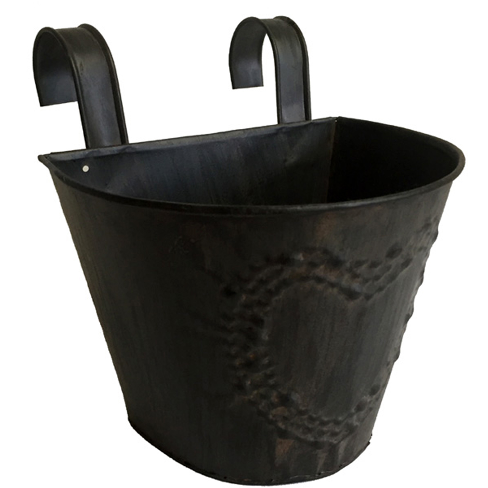 Wandkorb / Zaunhänger Metall mit Herz