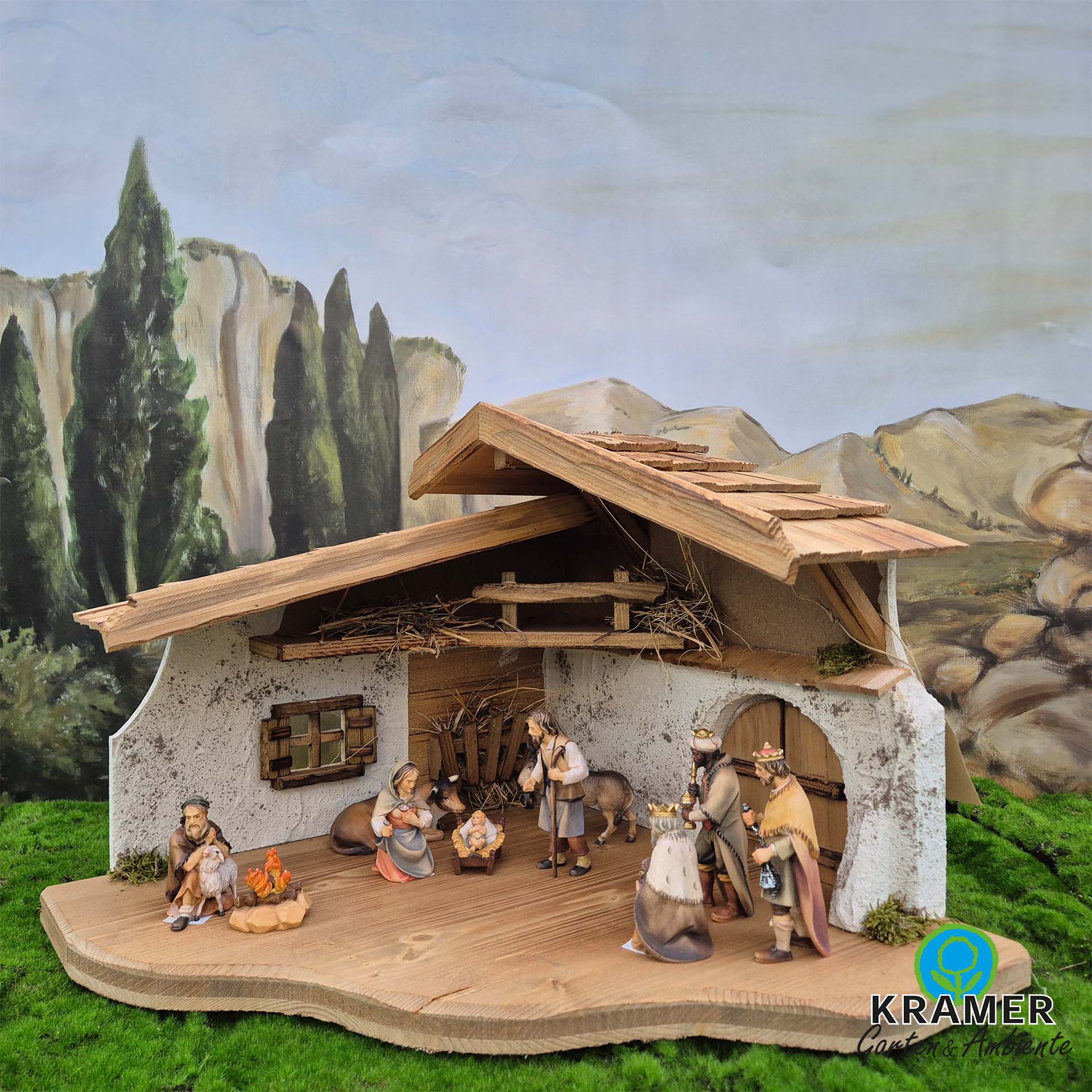 Stall Rip Krippenstall Brauneck, Weihnachtskrippe