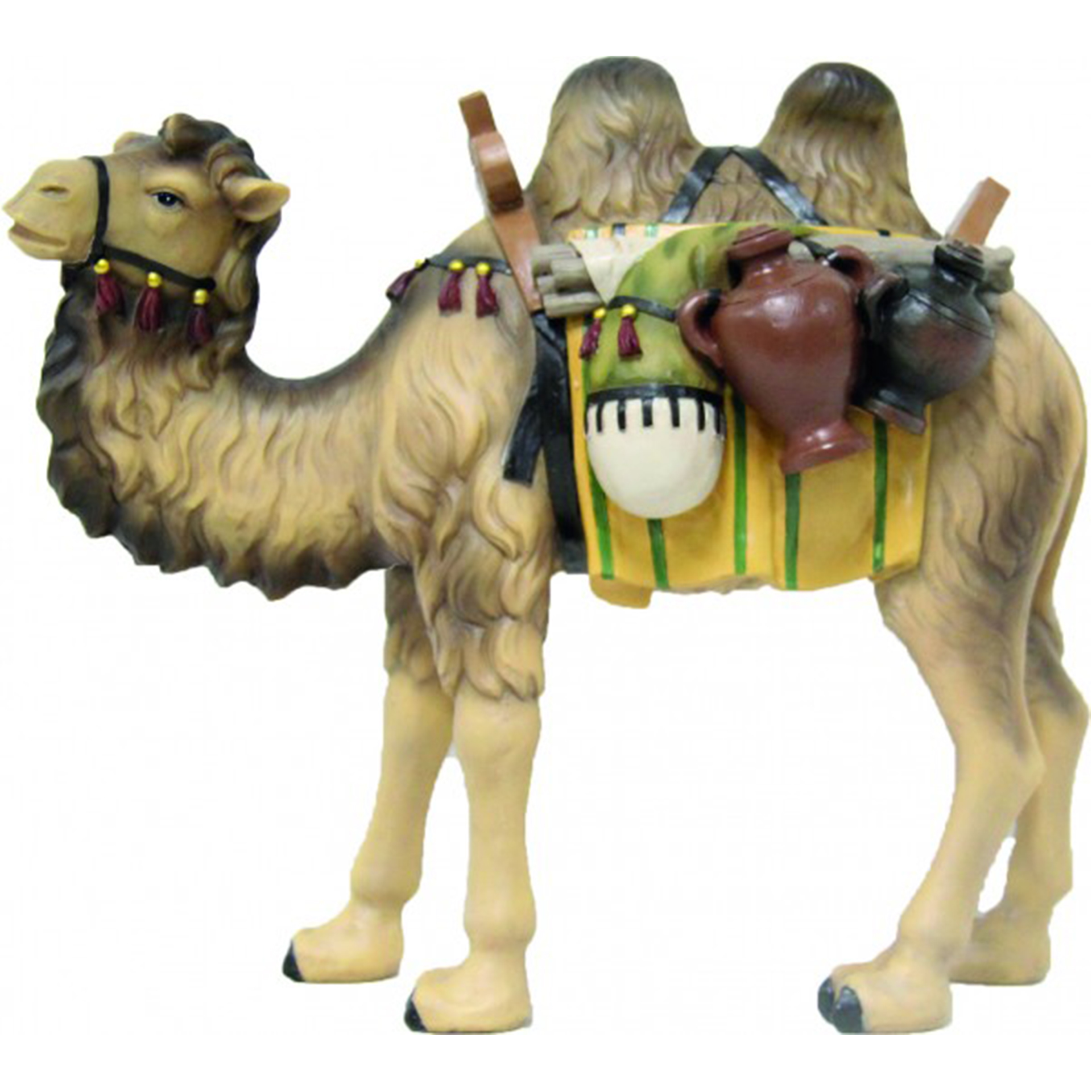 Krippentiere Krippenfiguren Höhe 8cm. Kleines Kamel aus Polyresin