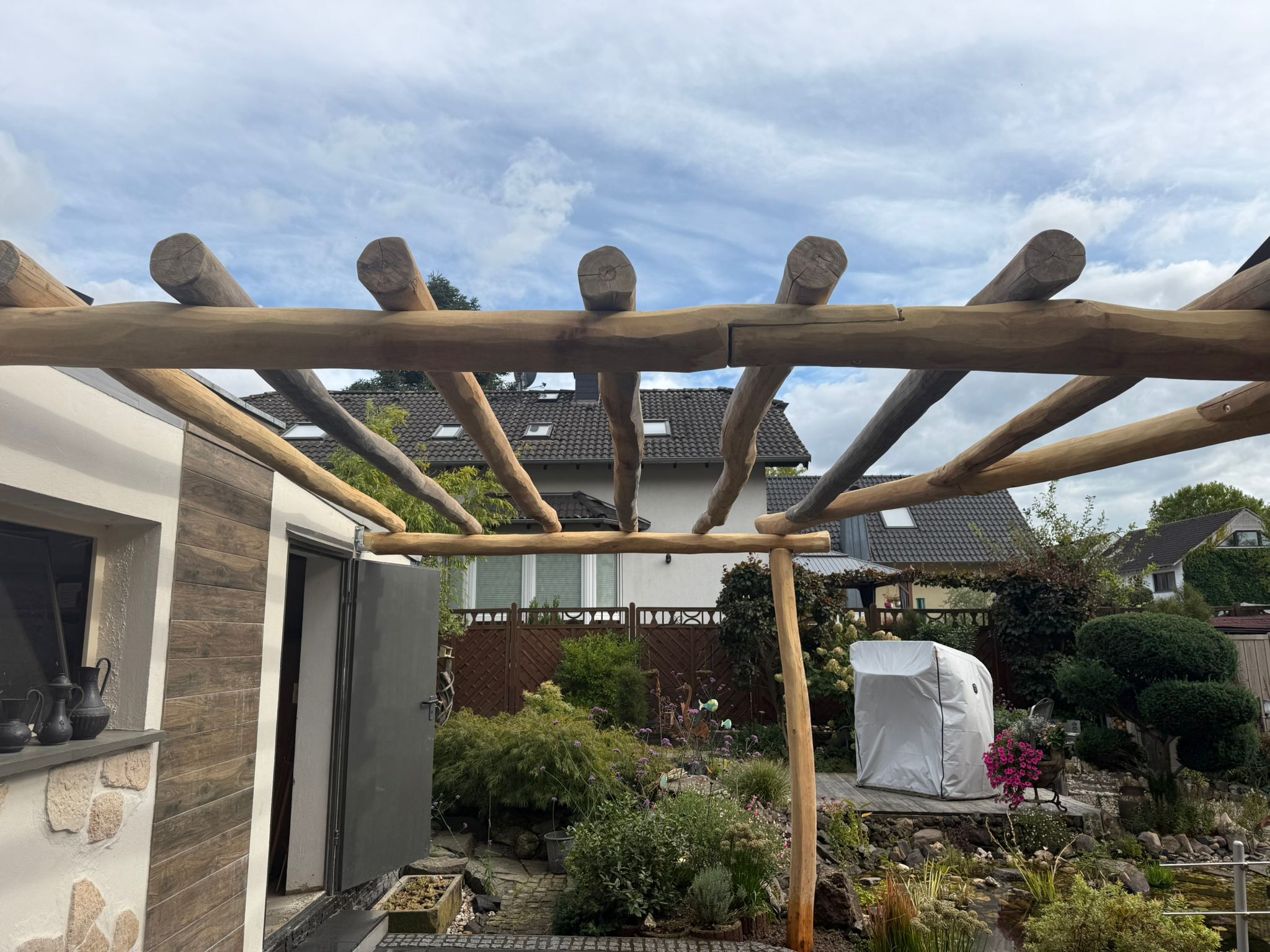 Wohnen, Veranda, Terrasse, Pergola, Innenarchitektur