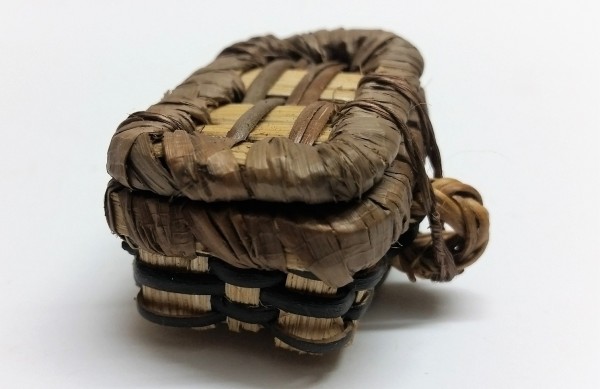 Korbtruhe 4cm dunkel Korbtruhe 4cm dunkel Krippenzubehör