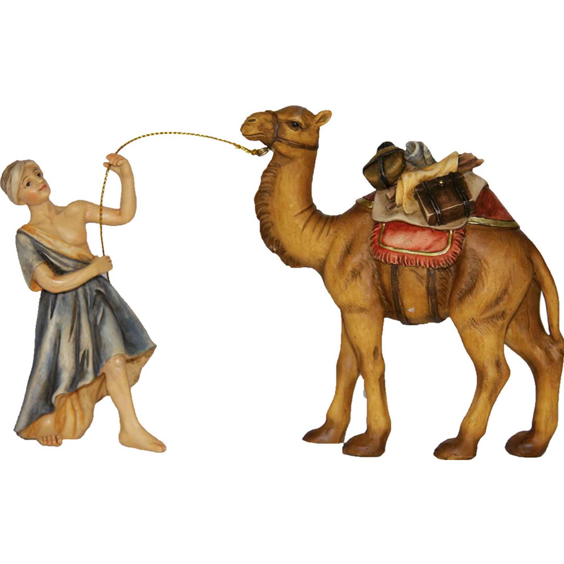 Kamel mit Treiber Johannes Krippe