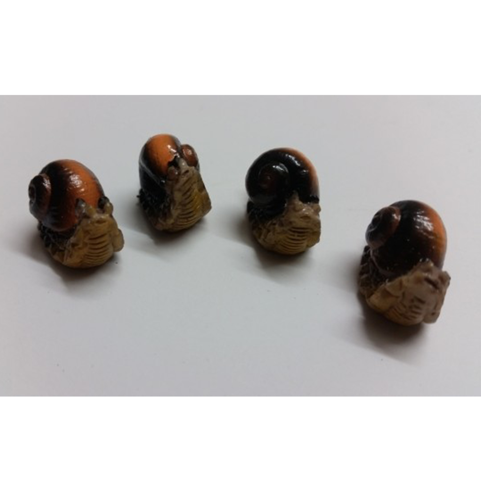 Schnecken 4-tlg. Schnecken 4-tlg.Krippe Zusatzfigur Tierfigur