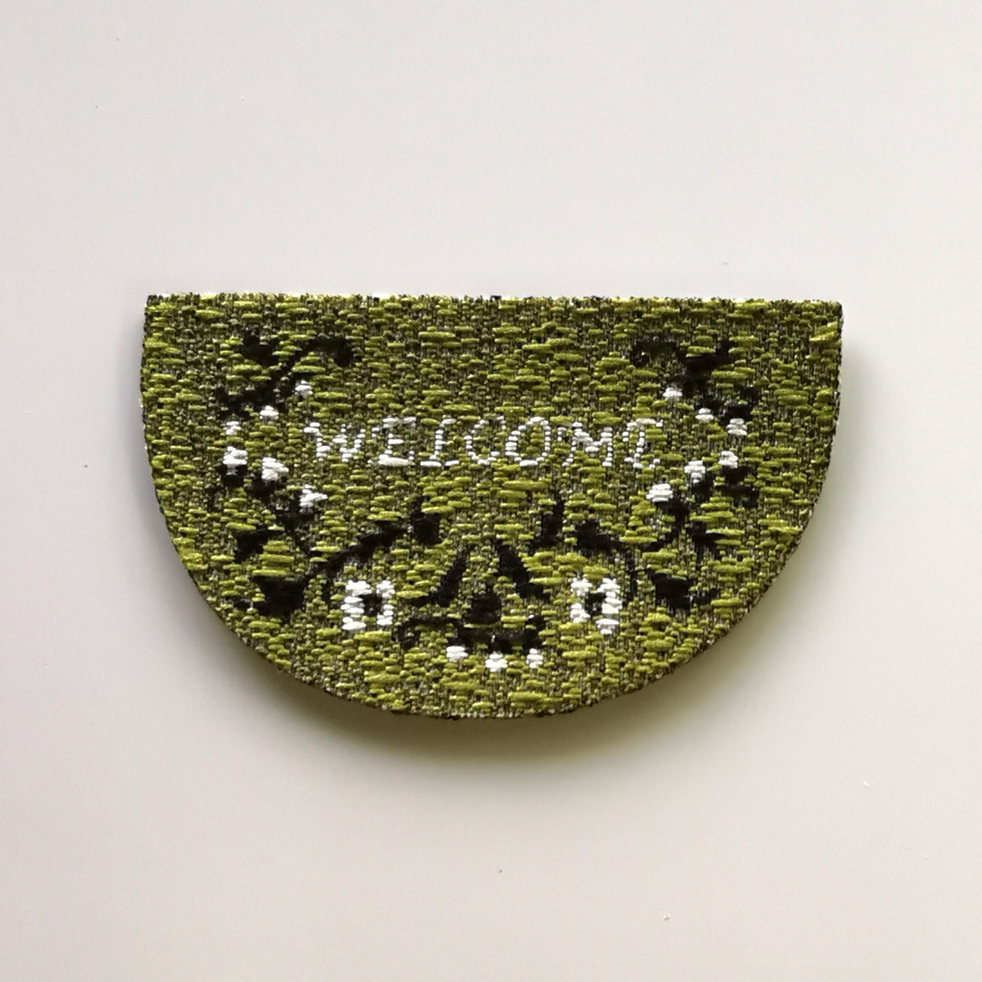 Fußmatte Welcome grün Fußmatte Welcome grün Wichtelzubehör