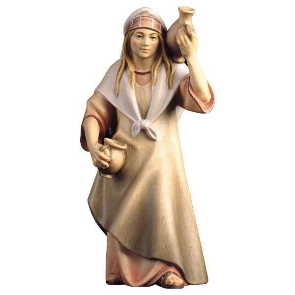 Krippenfigur Hirtin mit Krug Komet Krippe color Krippenfigur Hirtin mit Krug Komet Krippe color