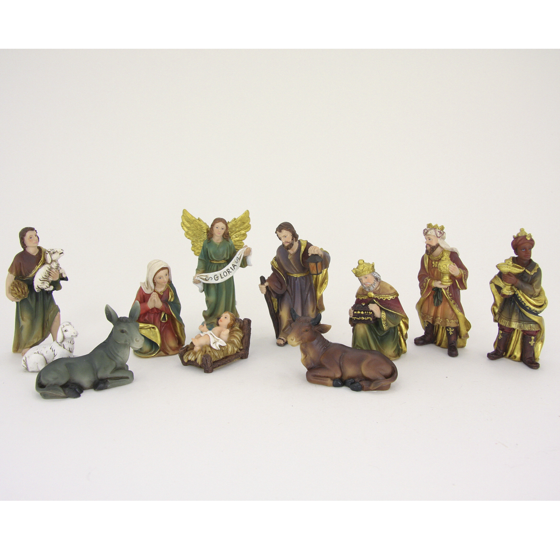 Krippenfiguren 10-11cm 11-teiliges Set Krippenfiguren