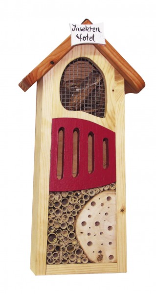 Insektenhotel rot