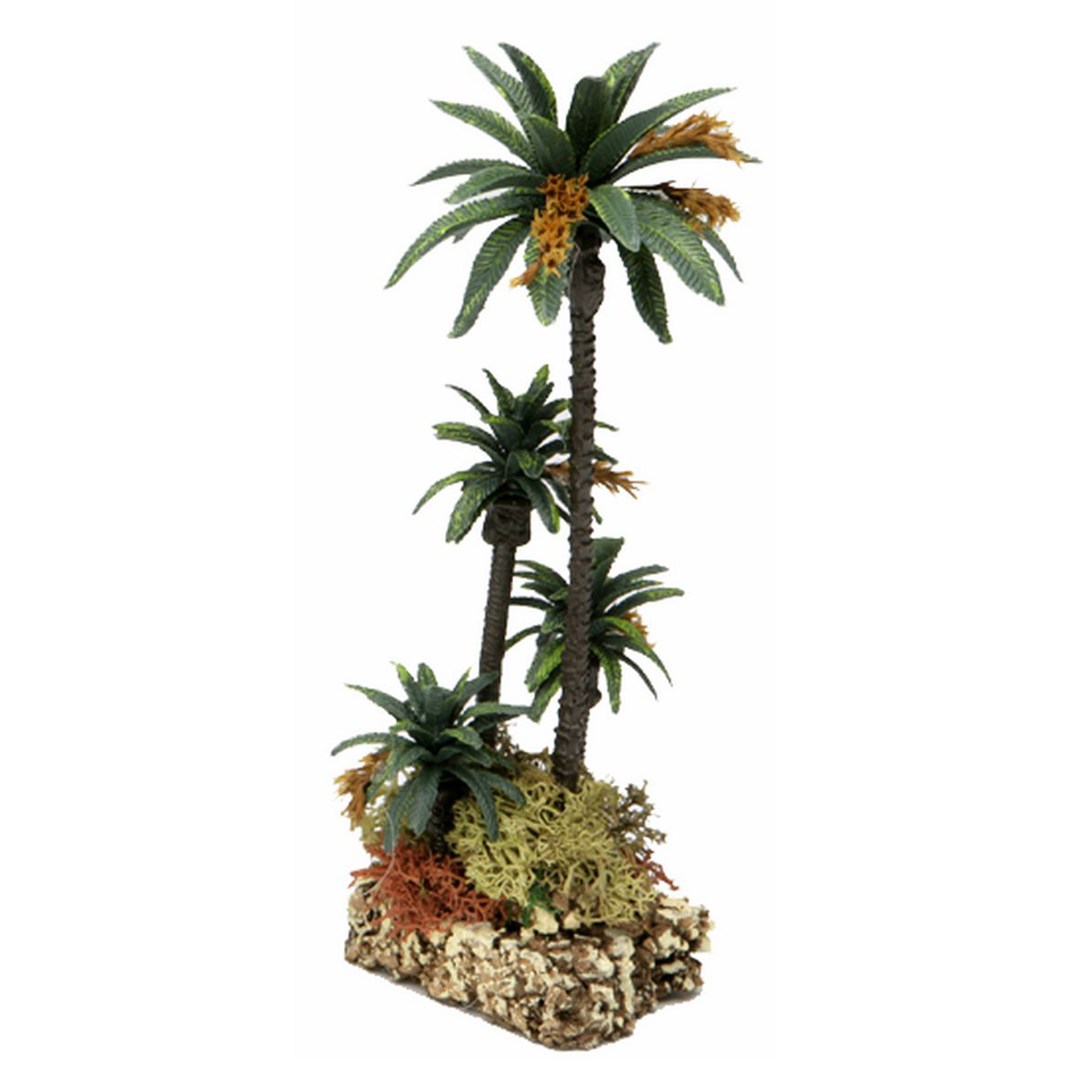 Palme  Vierer Gruppe 20cm Krippenbotanik