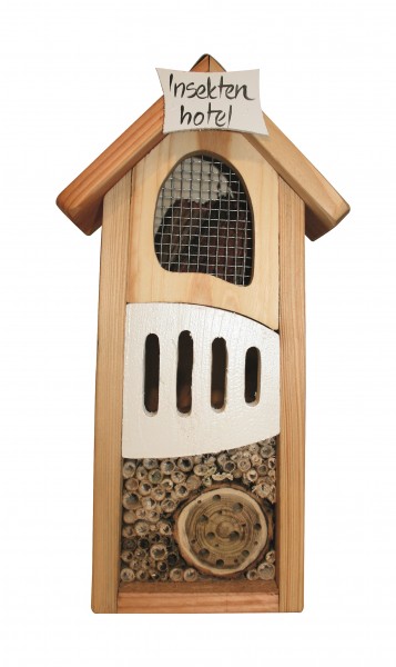 Insektenhotel weiß