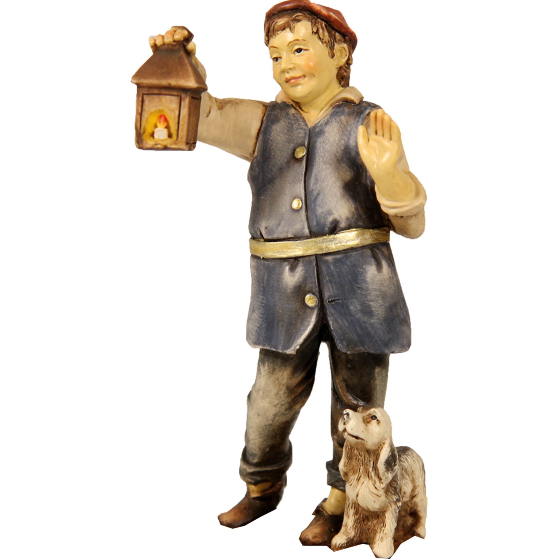 Krippenfigur Hauswirt abweisend Krippenfigur Hauswirt abweisend