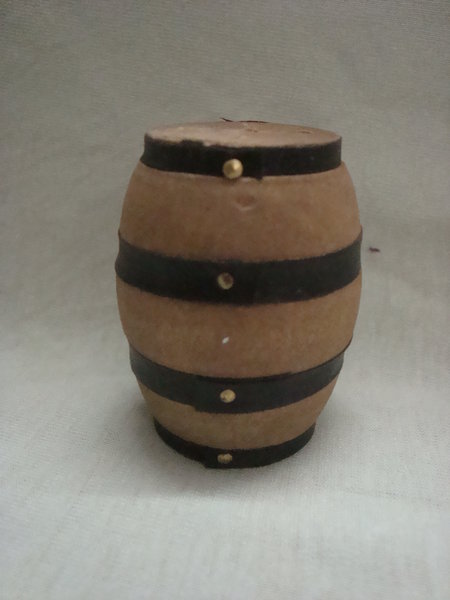 Holzfass dunkel 5 cm