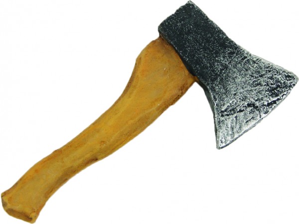 Axt Polyresin, optisch wie holz und metall