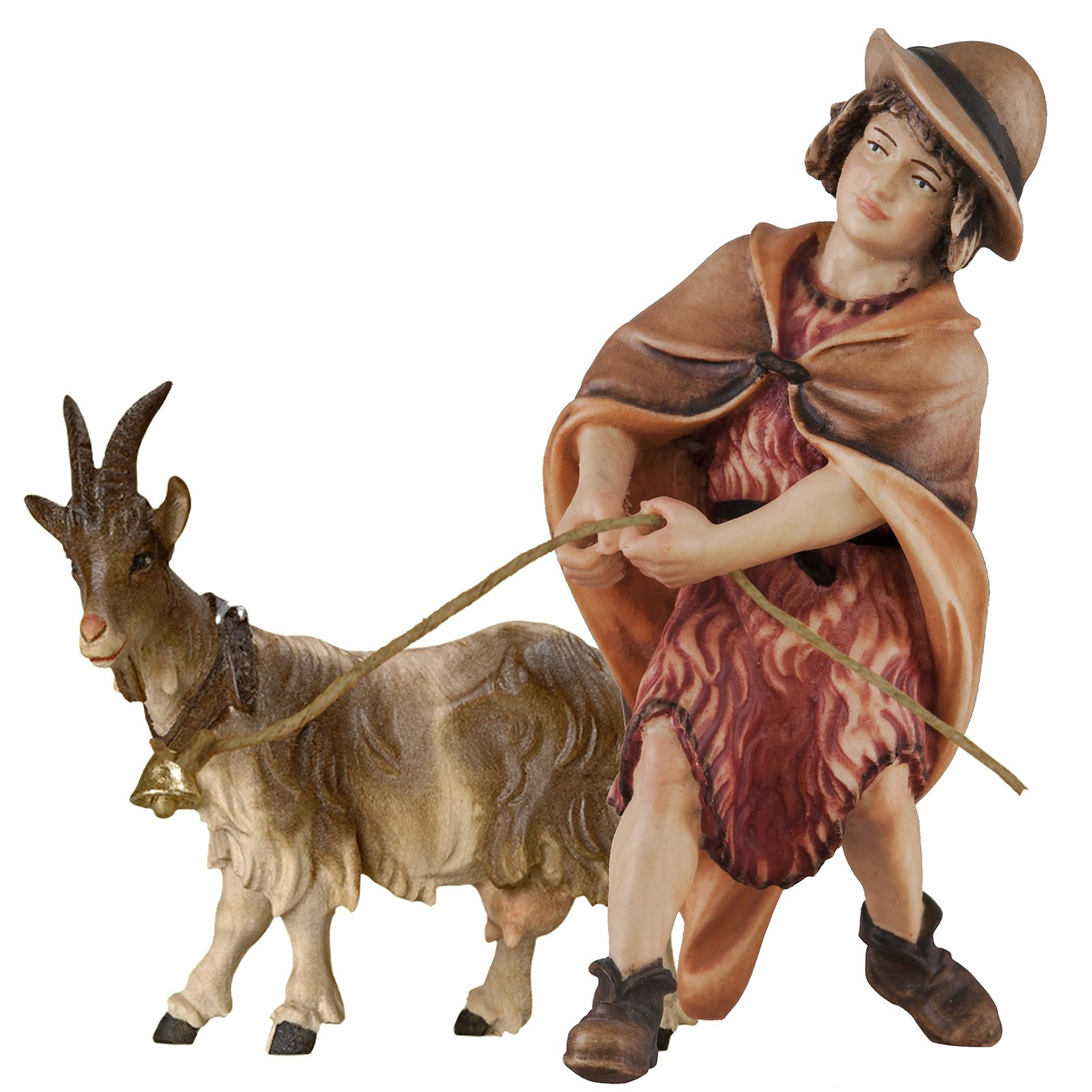 Hirte mit ziehender Ziege Bethlehem Krippe Krippe Zusatzfigur