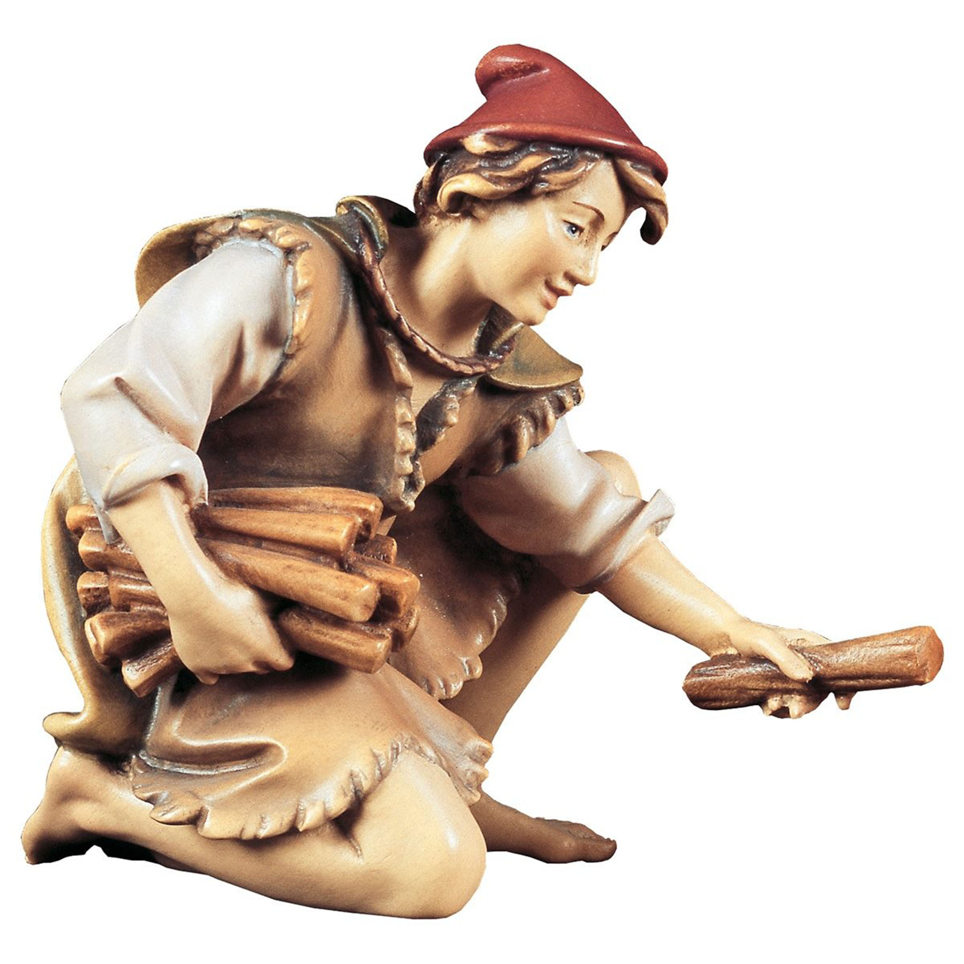Hirte kniend mit Holz Ulrich Krippe / Hirten Krippe col. Hirte kniend mit Holz Ulrich Krippe / Hirten Krippe col.