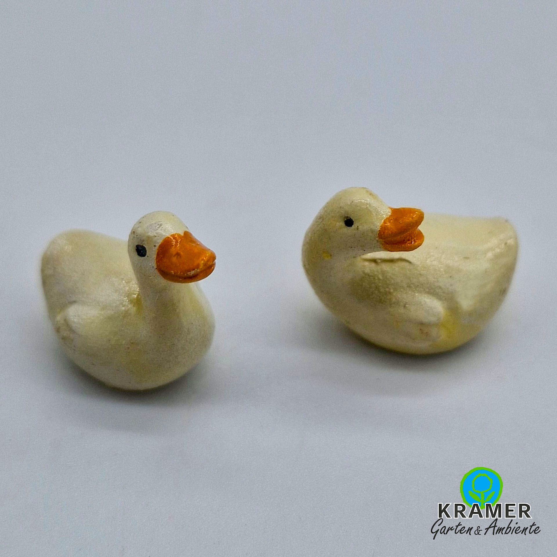 Entenfiguren, Miniaturfiguren, Deko-Enten, Vogelfiguren, Resin- oder Kunststofffigur