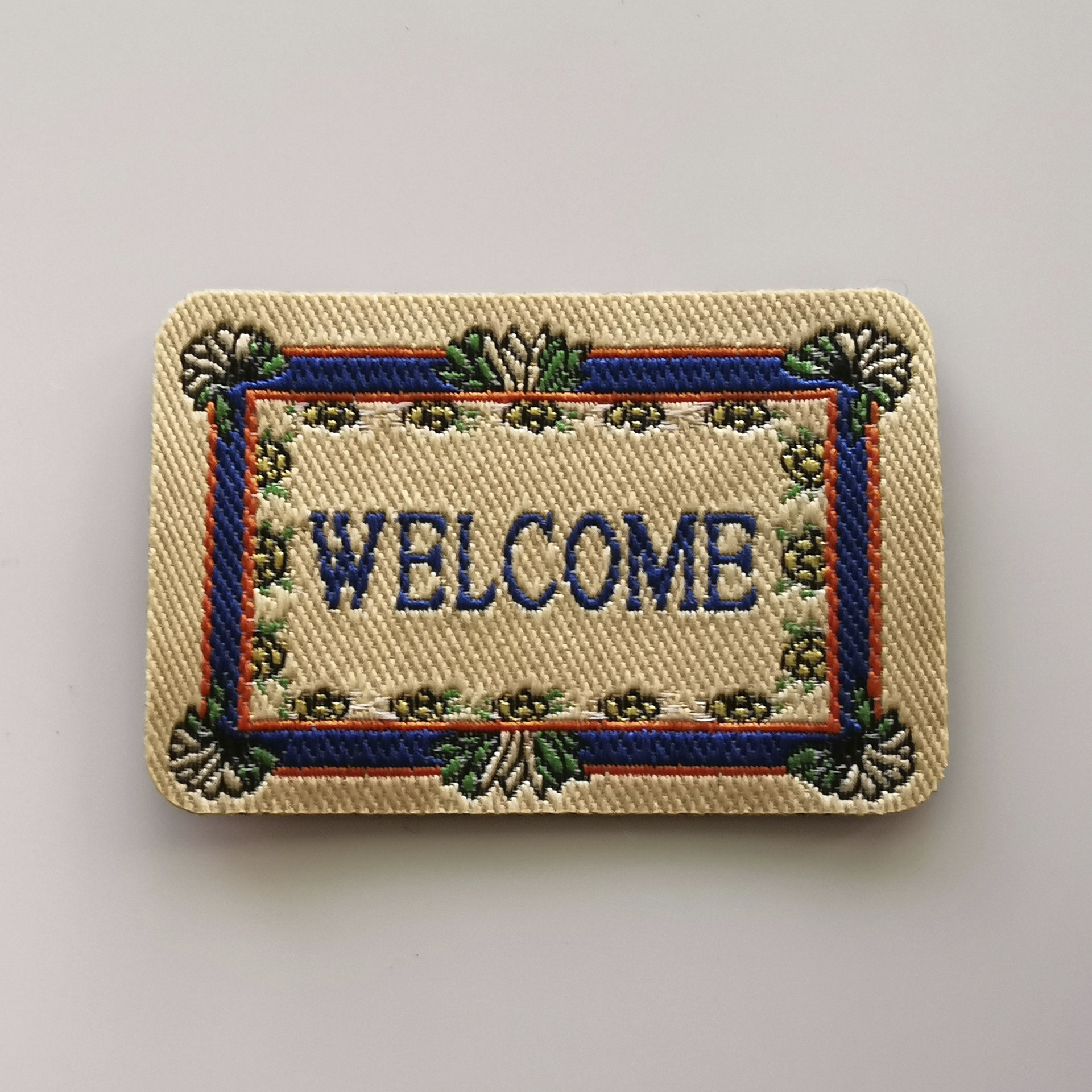 Fußmatte Welcome beige Fußmatte Welcome beige Wichtelzubehör