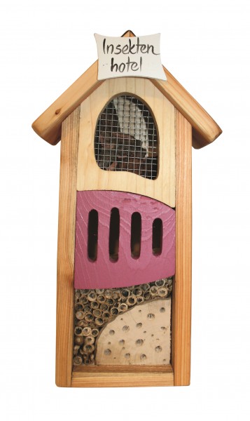 Insektenhotel himbeer