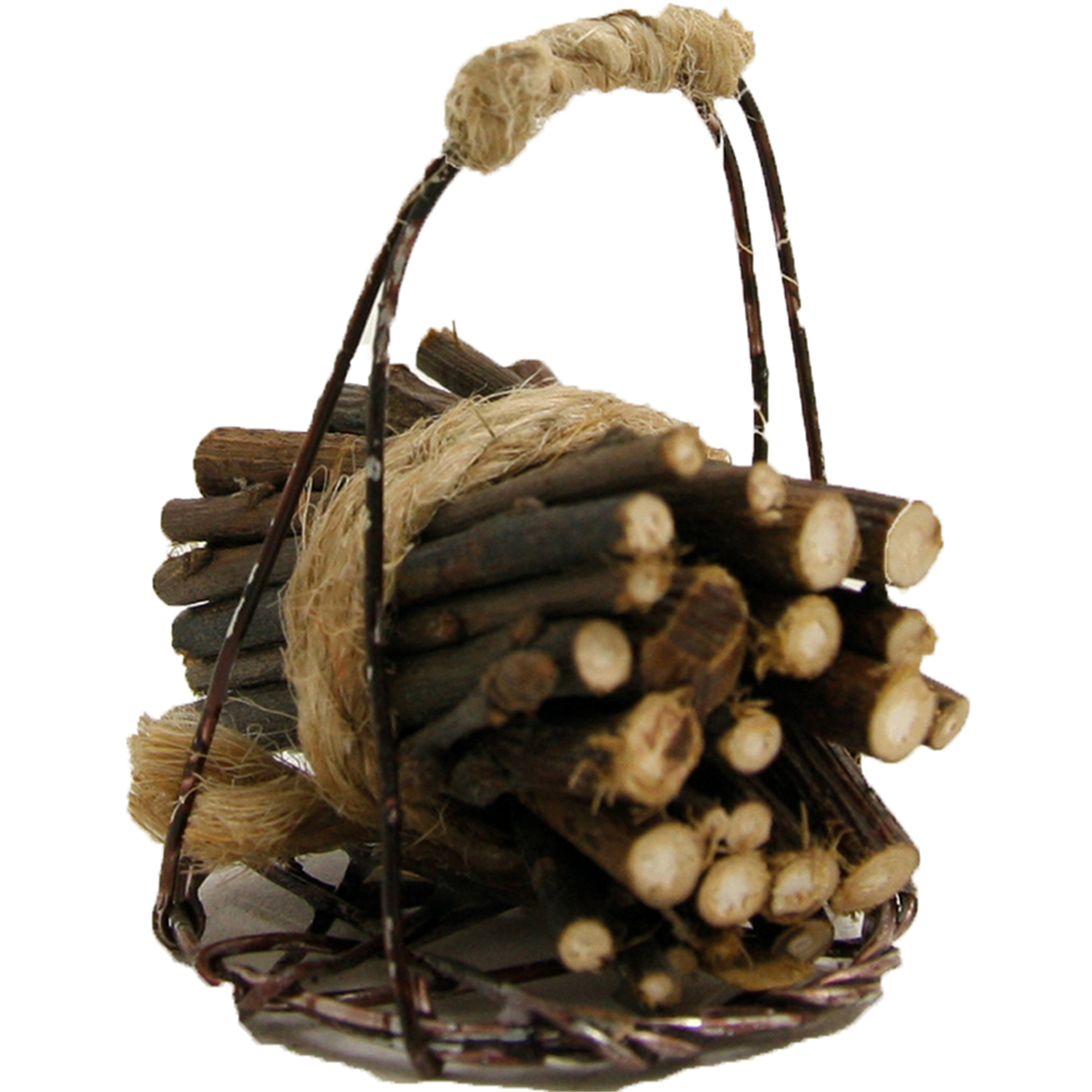 Korb mit Reisig Krippenzubehör Korb mit Reisig Krippenzubehör