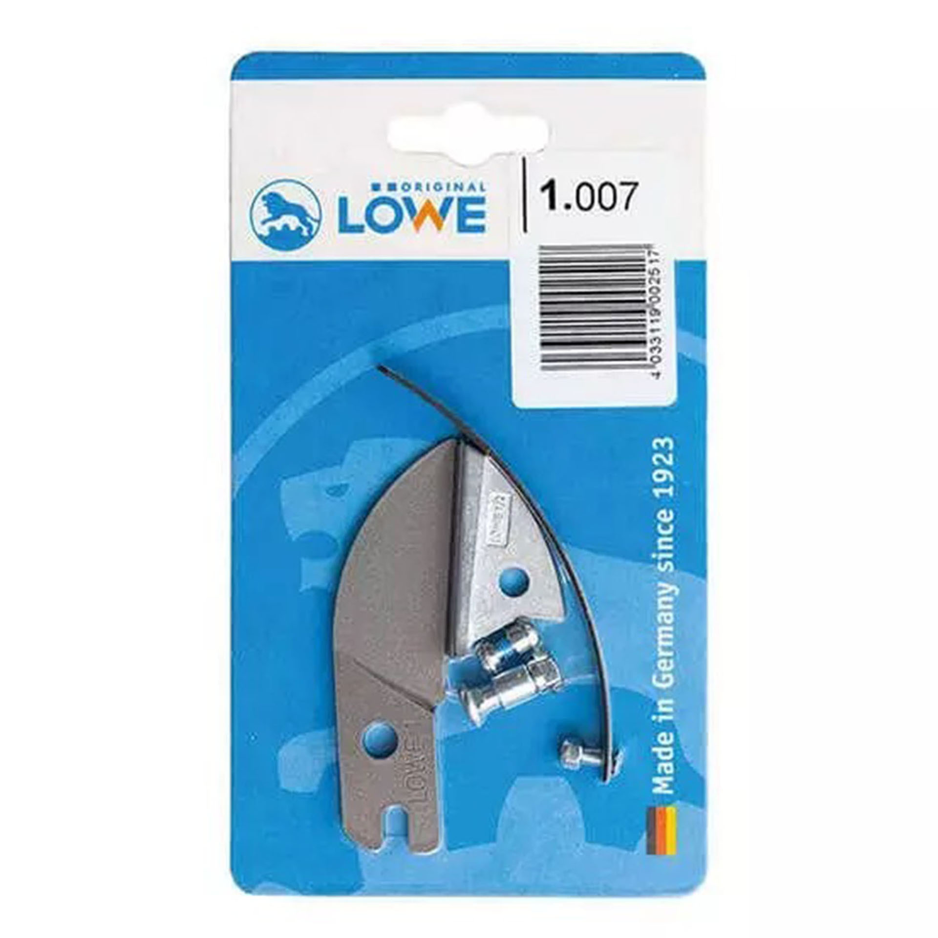 Löwe 1 Ersatzteil-Set für Löwe 1 Blister mit Klinge, Amboss, Feder, Bolzen, Schraube mit Hülse für Amboss