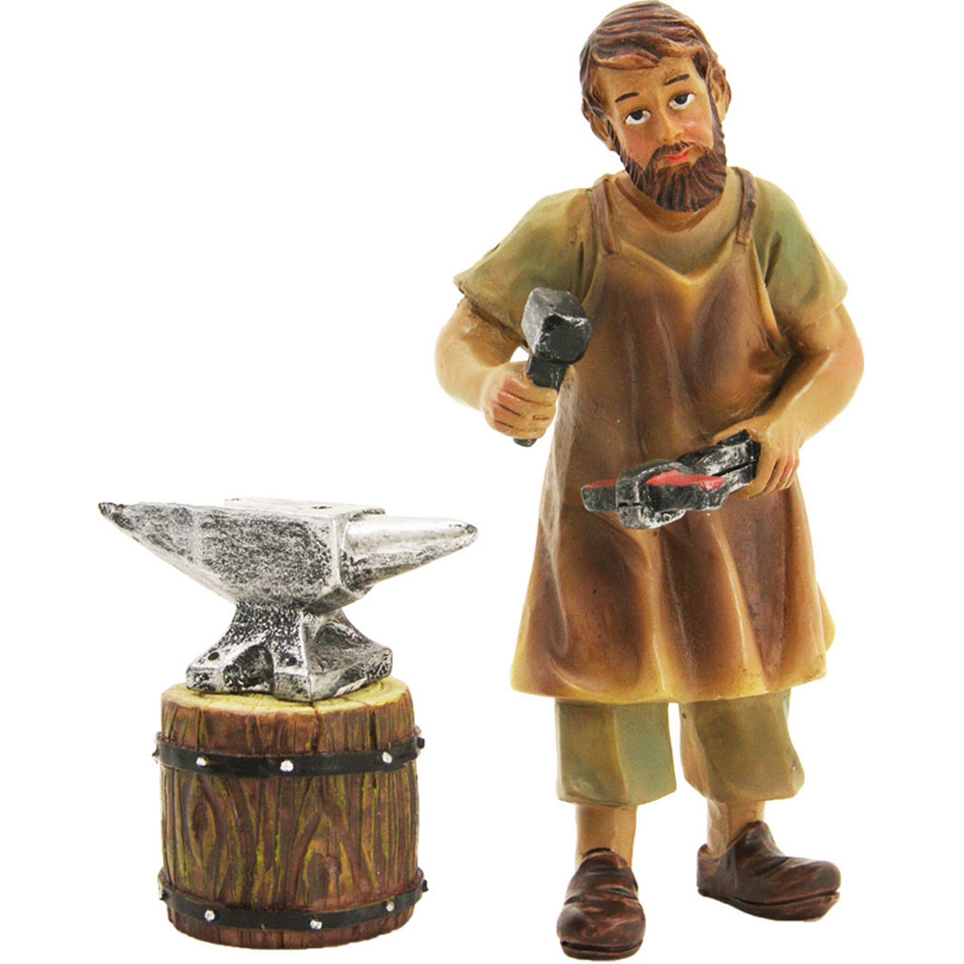 Schmied mit Amboss Schmied mit Amboss Krippenfigur