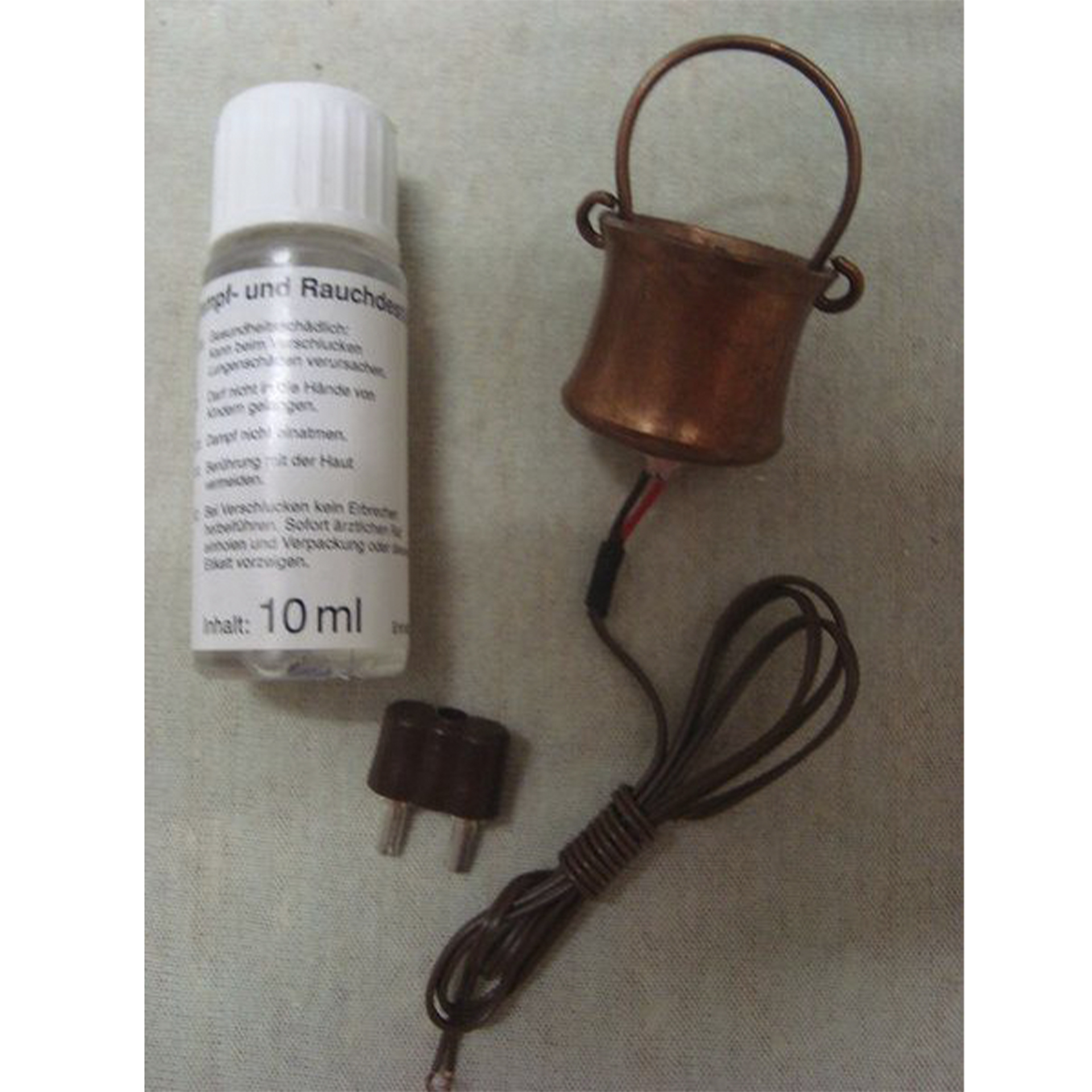 Rauchkessel Kupfer Kupferkessel mit Kabel und Destillat