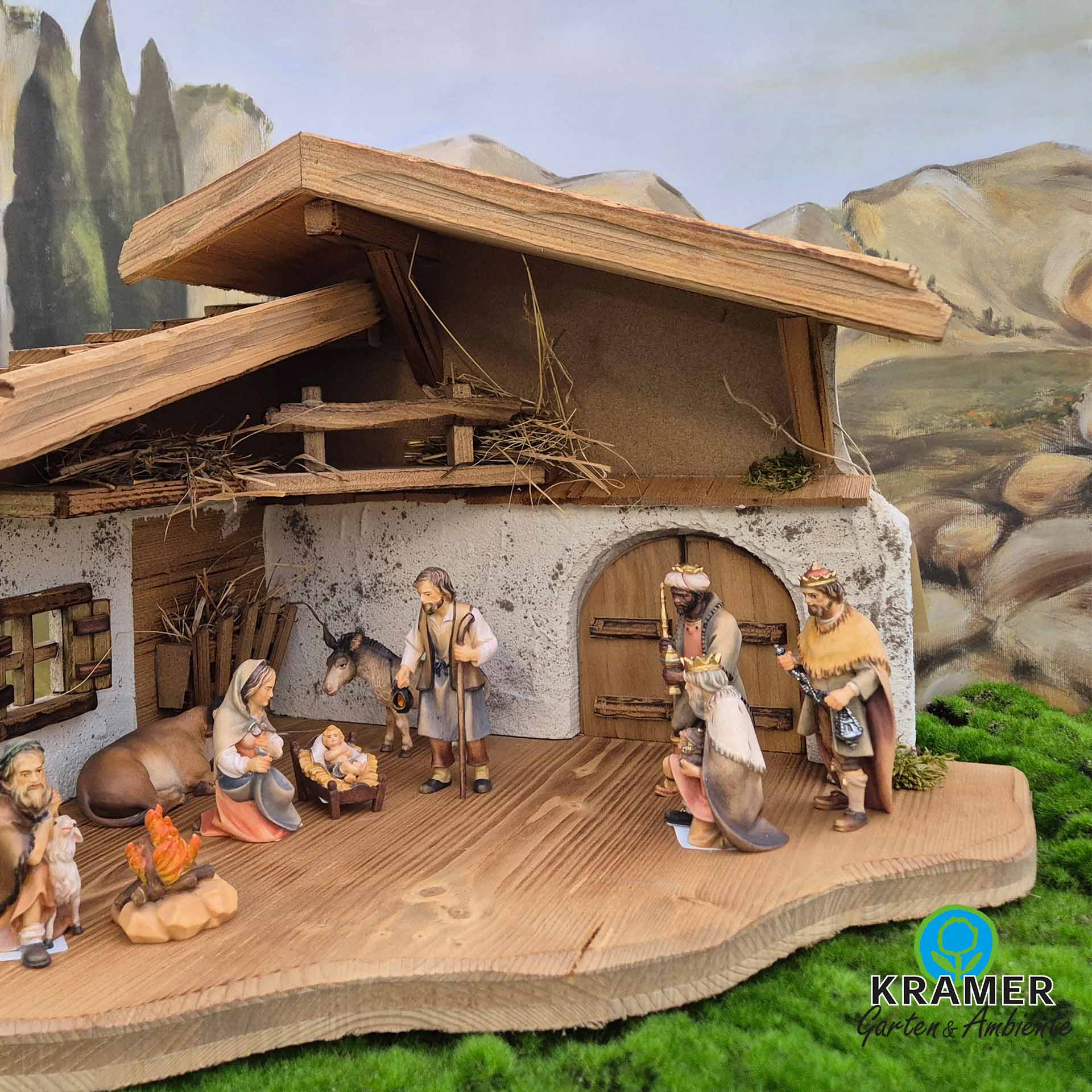 Tierheim, Hütte, Holz, Person, Frau