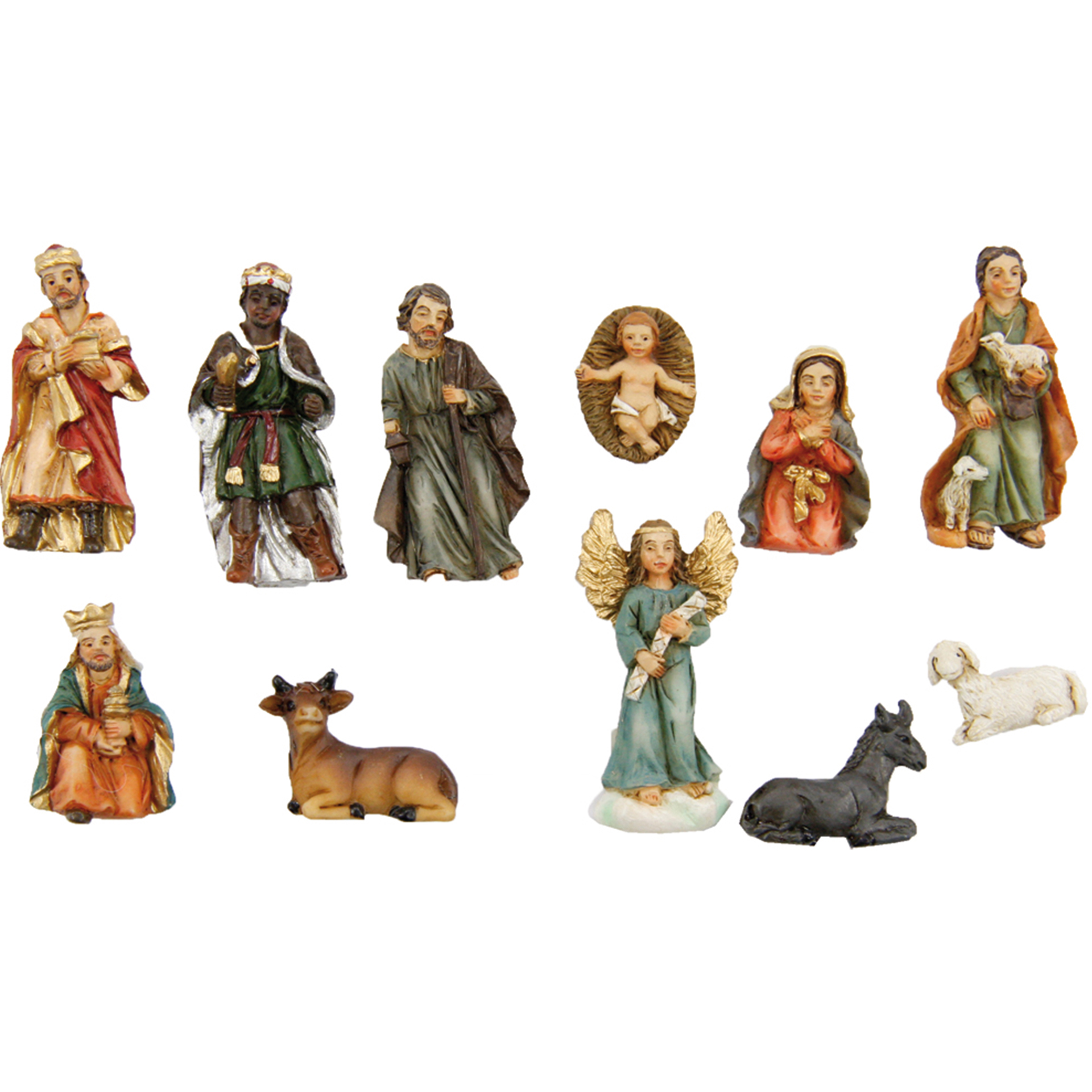 Krippenfiguren 11-tlg. Krippenfiguren 11-tlg.