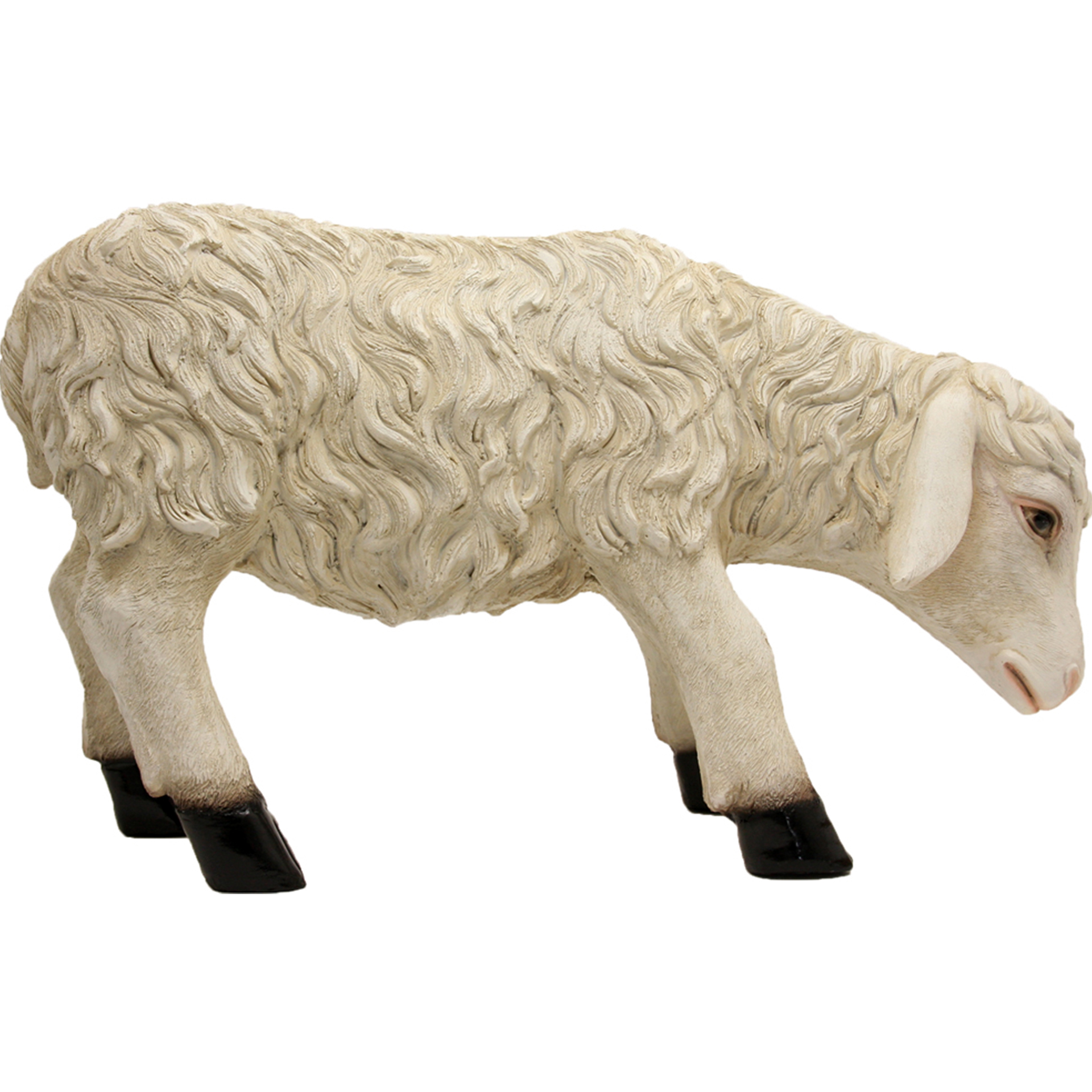 Schaf Kopf unten Krippenfigur Zusatzfigur Schaf Kopf unten Krippenfigur Zusatzfigur