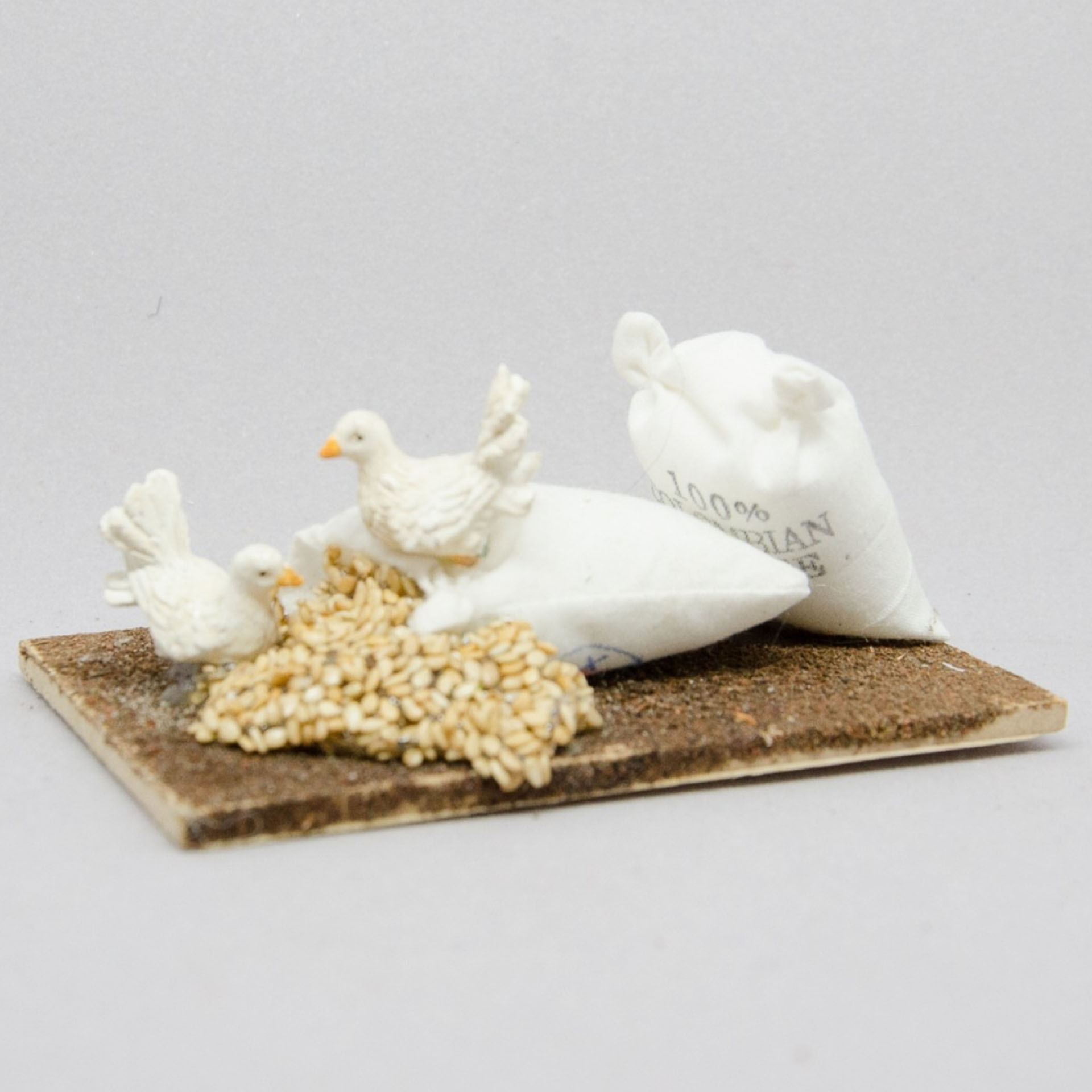 Getreidesäcke mit Tauben Tier, Vogel, Hühnchen, Geflügel