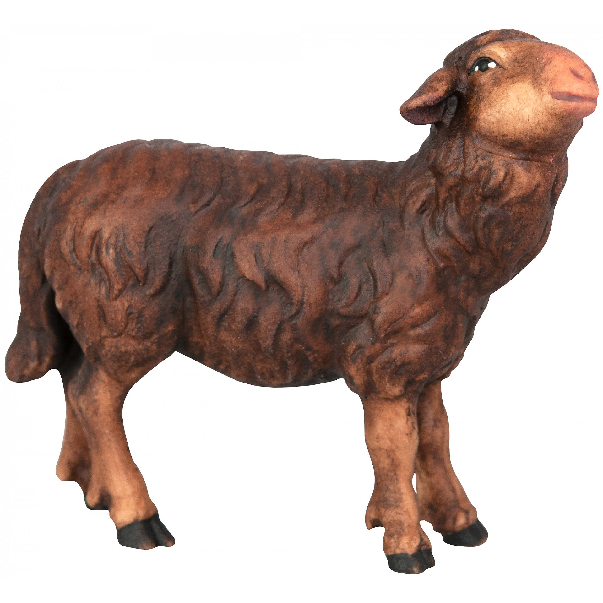 Schwarzes Schaf stehend Bethlehem Krippe Zusatzfigur