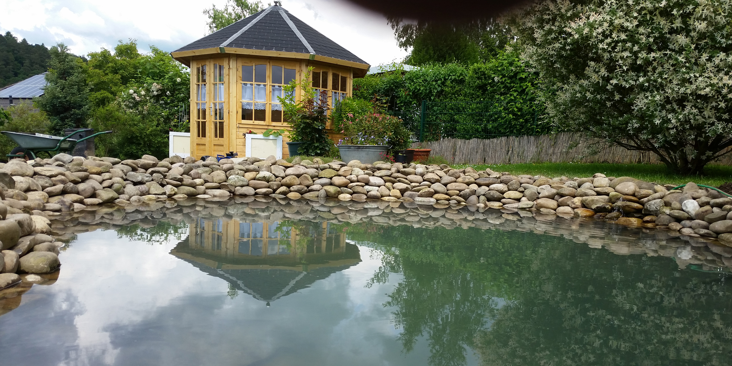 Natur, Draußen, Teich, Wasser, Landschaft