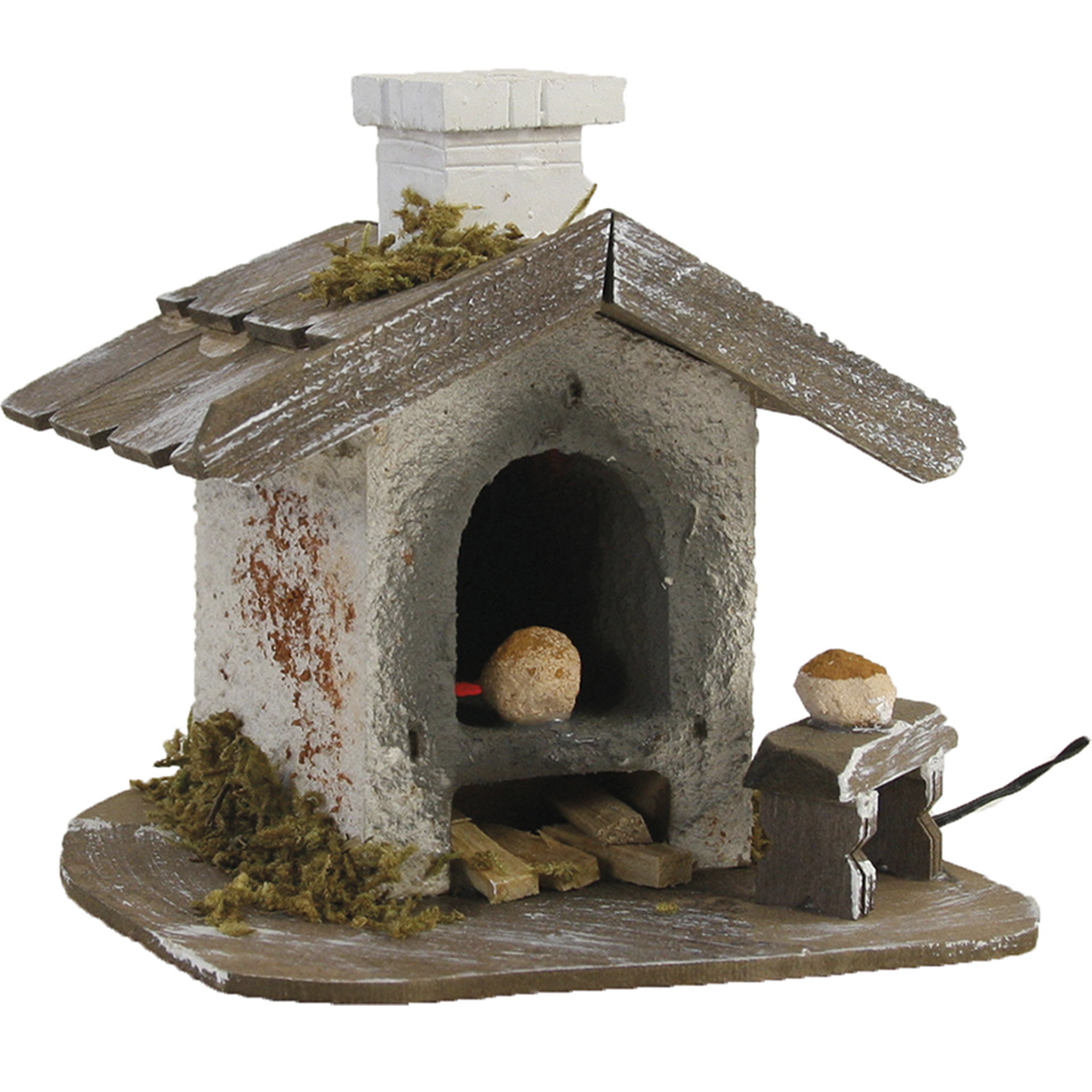 Backhaus mit Licht Krippenzubehör zur Gestaltung Ihrer Krippe