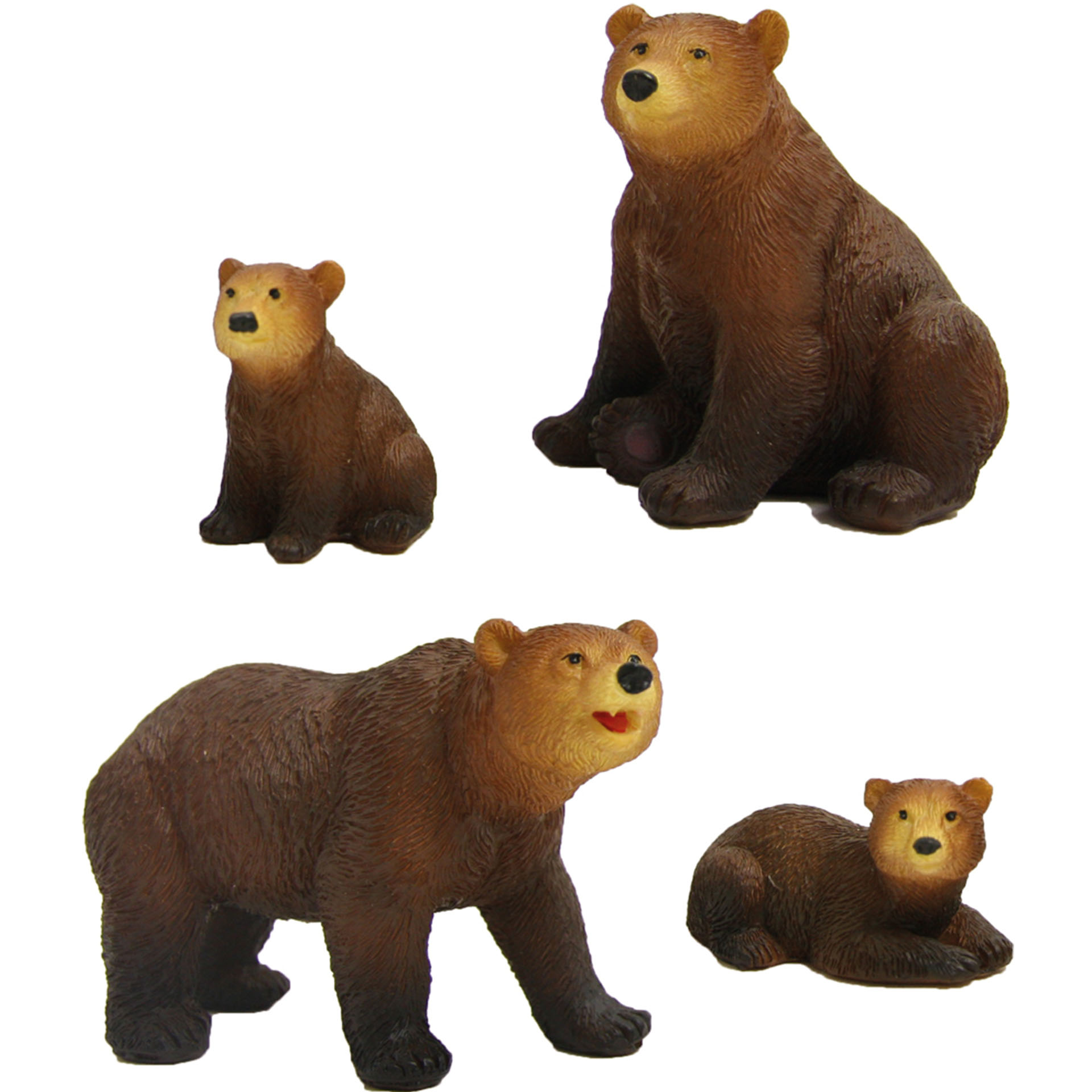 Bärenfamilie 4-tlg., Höhe 4,5cm
