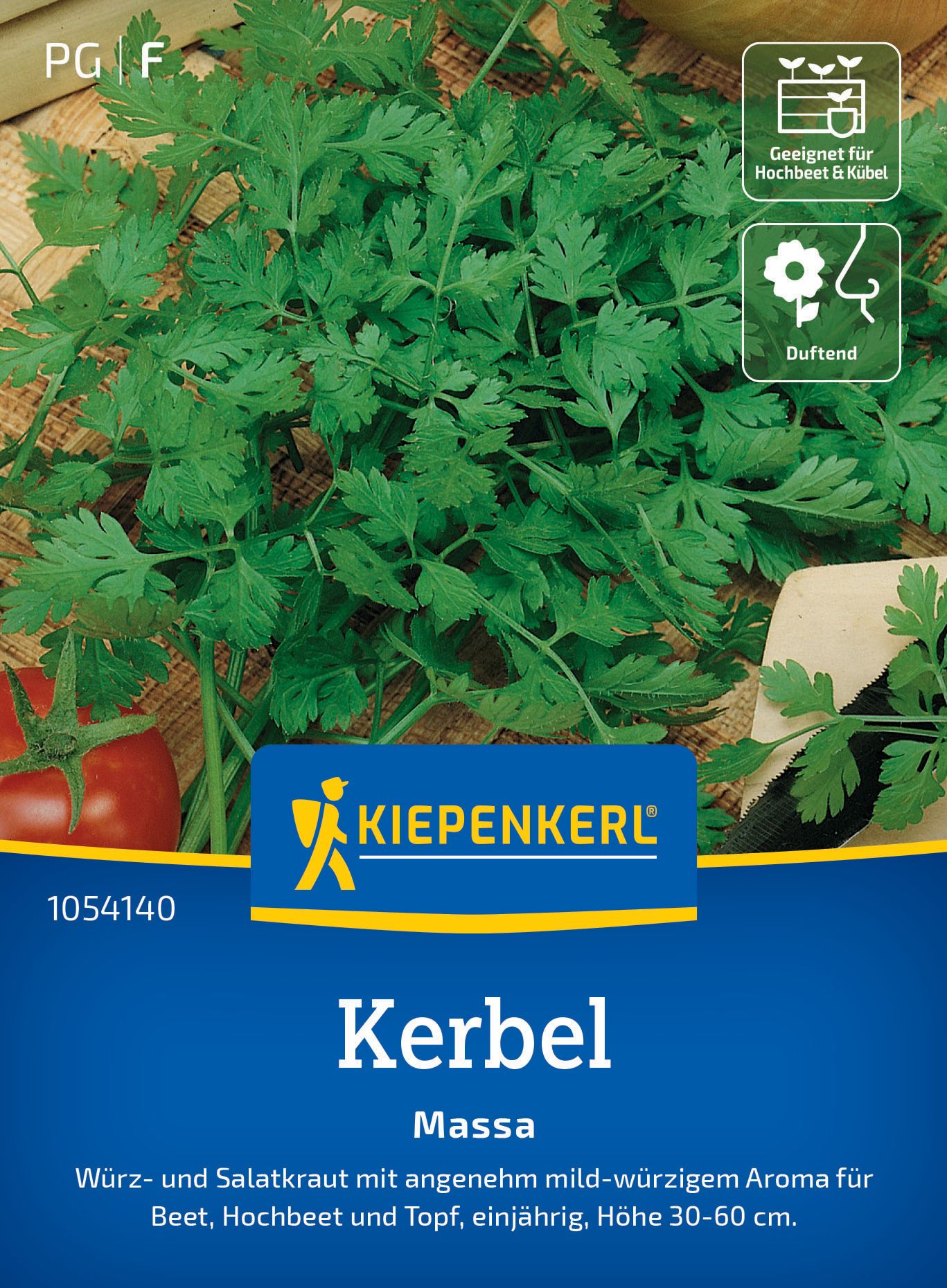 Kerbel Massa, Kräutersamen Kräuter, Pflanze, Petersilie