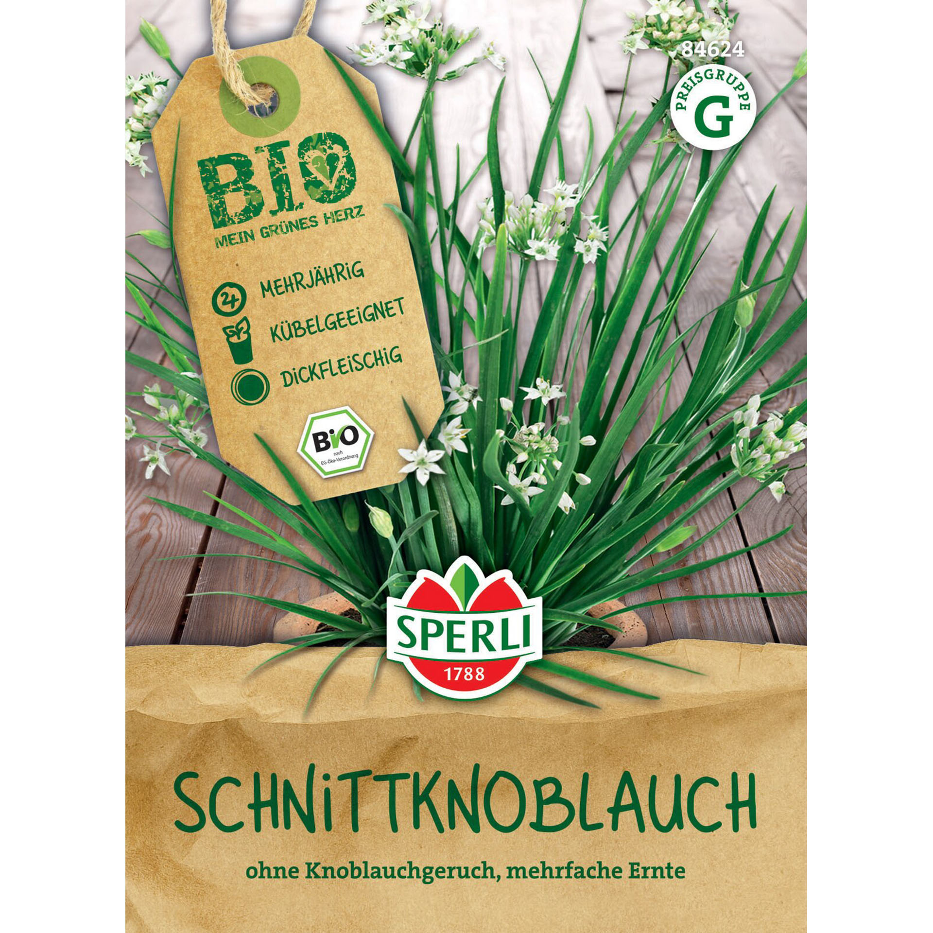 BIO Schnittknoblauch, Kräutersamen BIO Schnittknoblauch, Kräutersamen