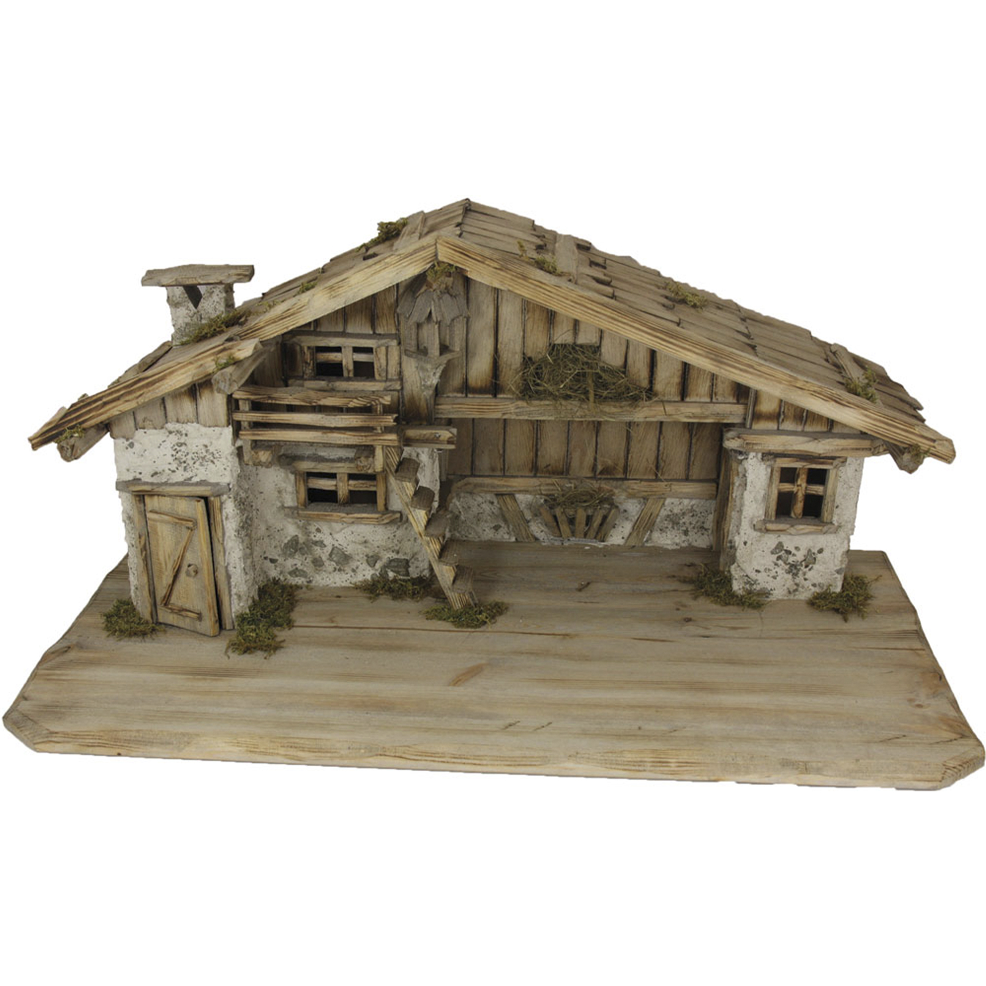 Krippenstall Titisee Krippenstall Titisee Weihnachtskrippe für 12-16cm Figuren