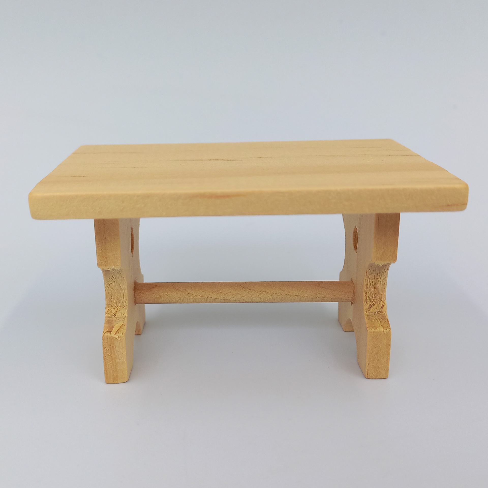 Holztisch natur Holztisch natur Wichtelzubehör Krippenzubehör