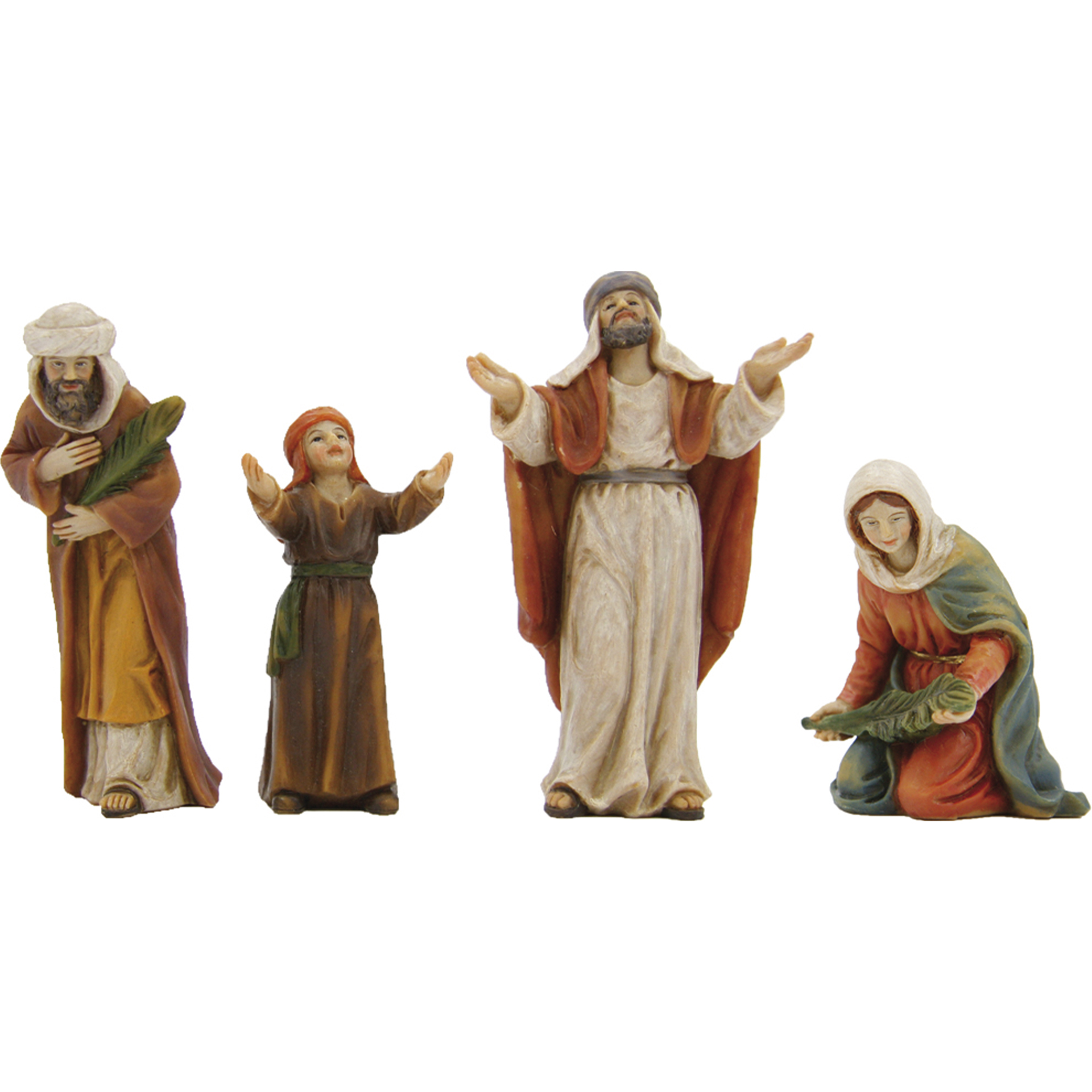Passionsfiguren Einzug Volk Passionsfiguren Einzug Volk