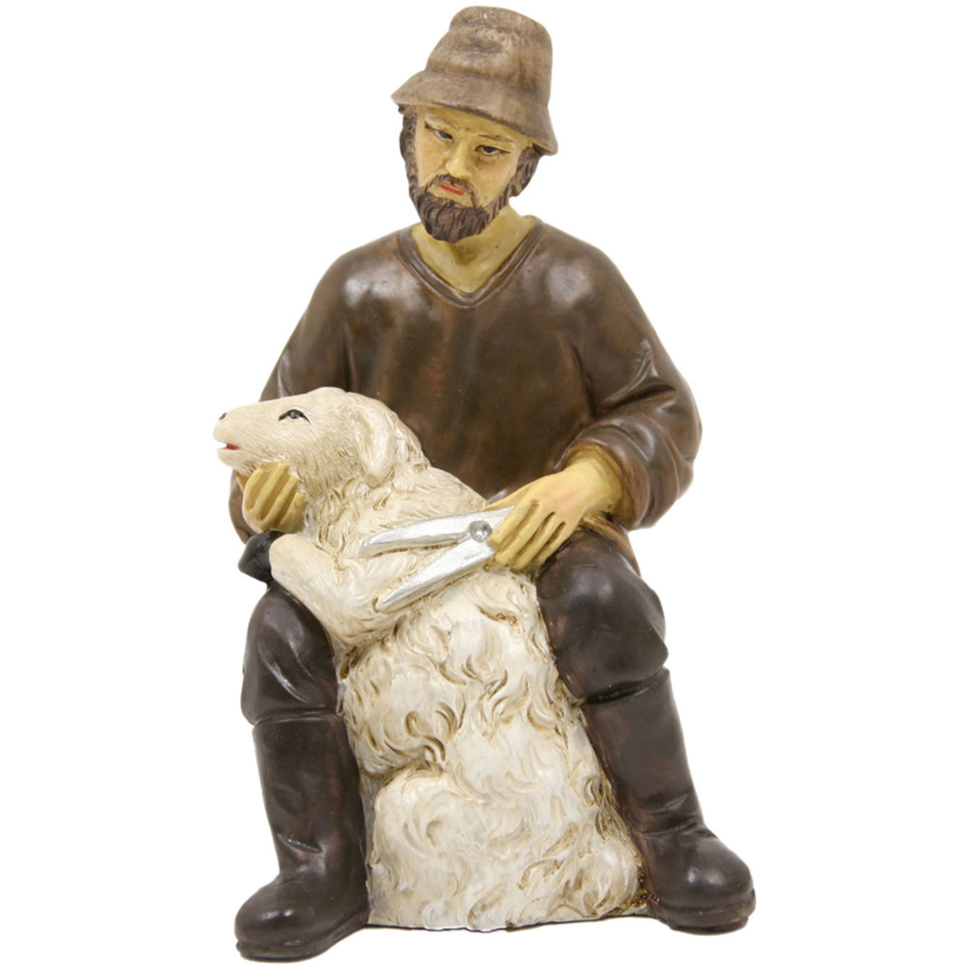 Schafscherer Schafscherer Krippenfigur