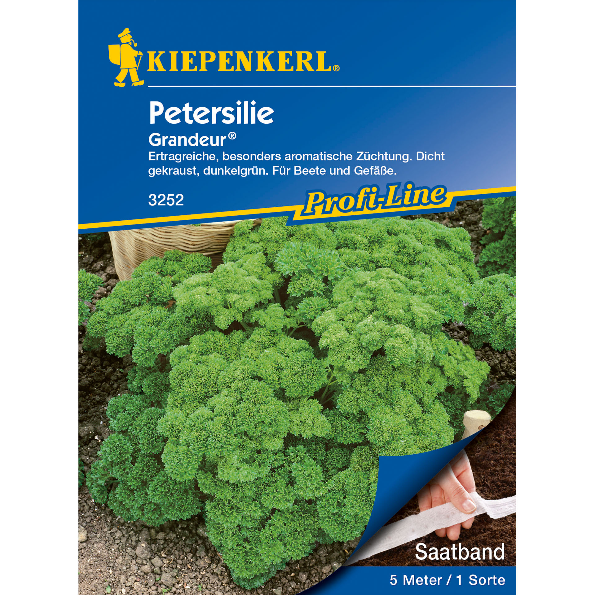 Petersilie Grandeur® (Moskrul 2), Kräutersamen Saatband Petersilie Grandeur® (Moskrul 2), Kräutersamen Saatband