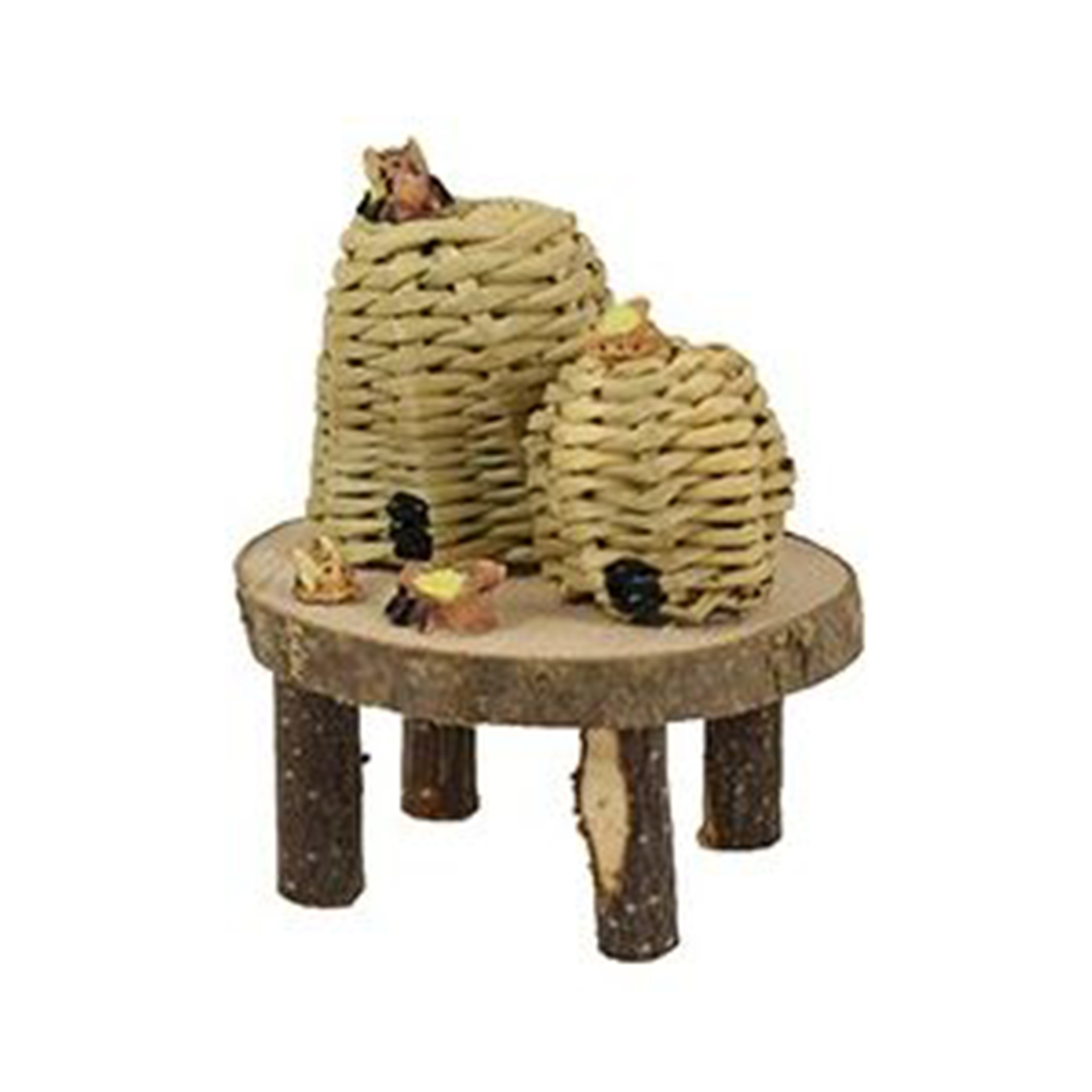 Tisch mit Bienenkörben Zubehör Krippe